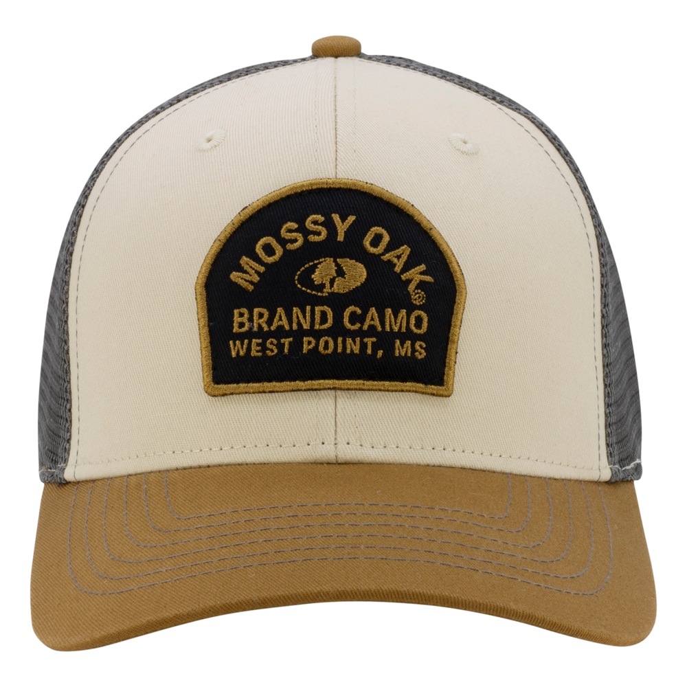 Gorra de béisbol de algodón/poliéster color caqui/gris 70/30 para hombre Mossy Oak MOK-765GSCA