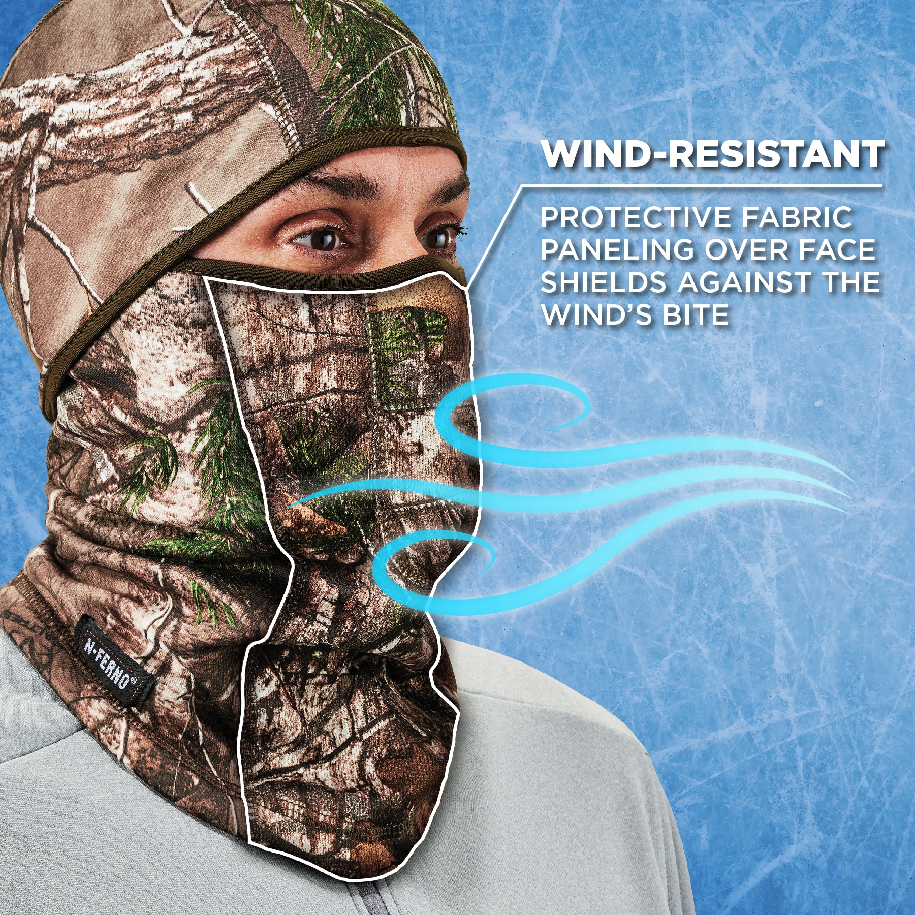 Balaclava Sintética N-Ferno Realtree Xtra 16833