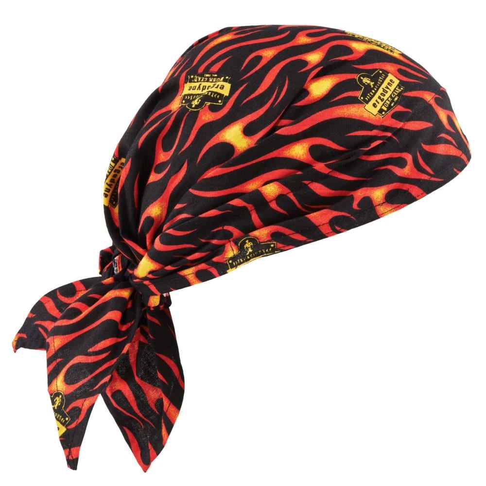 Gorra de enfriamiento sintética unisex para adultos con diseño de llamas Chill-Its 12328