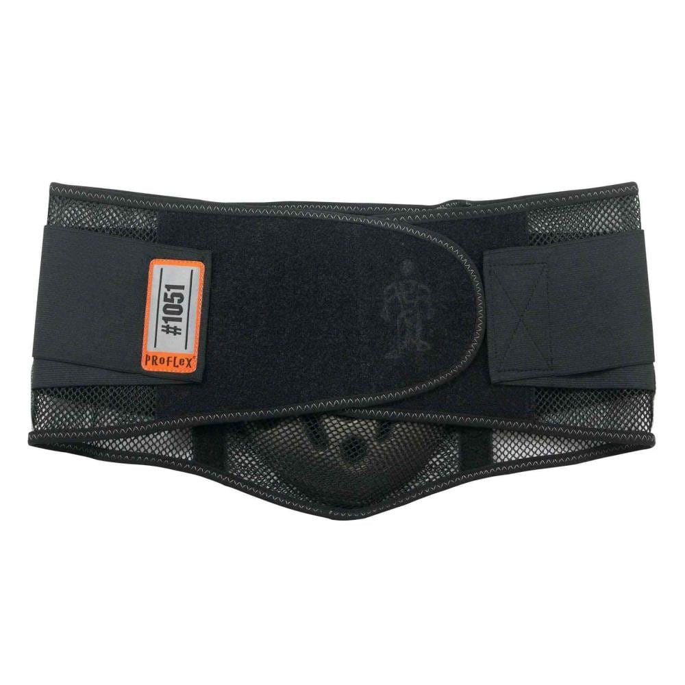 Faja de espalda negra para adultos unisex PROFLEX PROFLEX con malla - XX-grande 20187