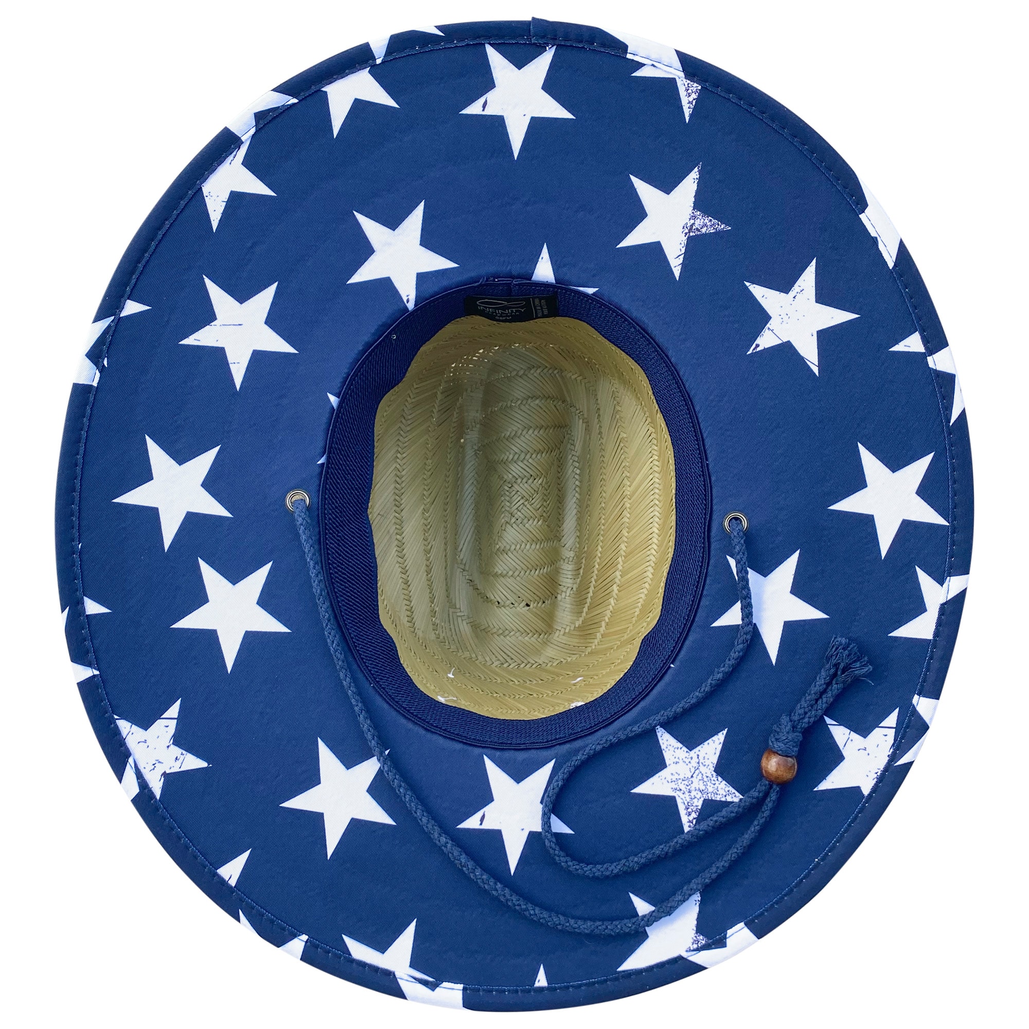 Sombrero de ala ancha de paja en tono canela/americano para adulto unisex de Infinity Brands.