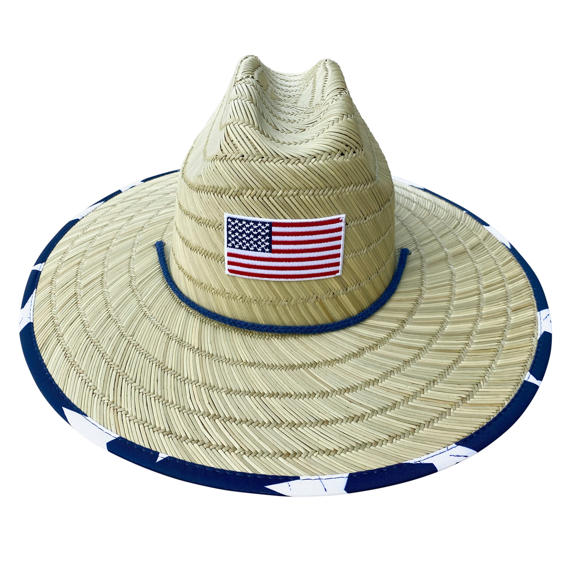 Sombrero de ala ancha de paja en tono canela/americano para adulto unisex de Infinity Brands.