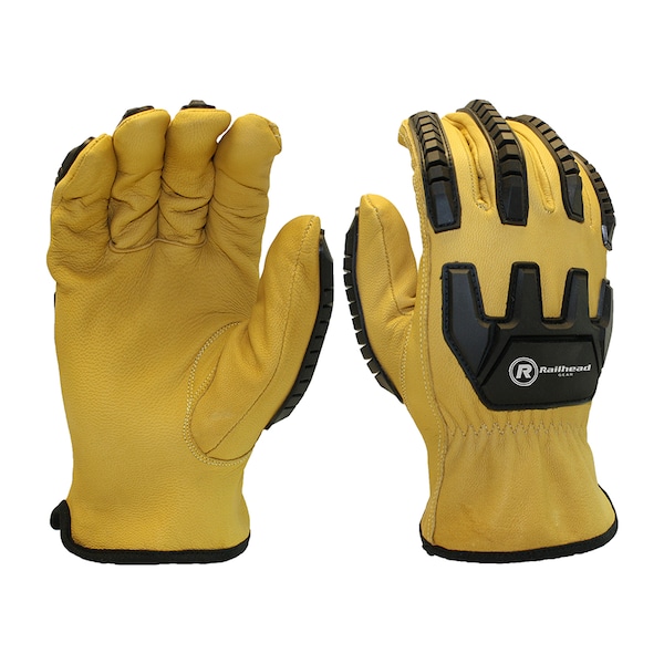 Aceite de engranajes para ferrocarril/ Guantes de piel de cabra resistentes al agua/aceite, PR - RH-GS XL