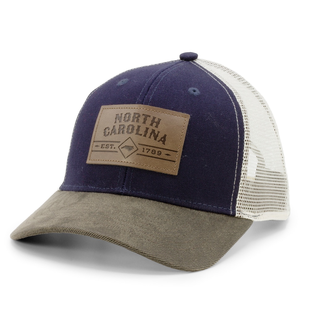 Gorra de béisbol de algodón para hombres en azul marino/marrón/caqui de Infinity Brands STA-NC-62