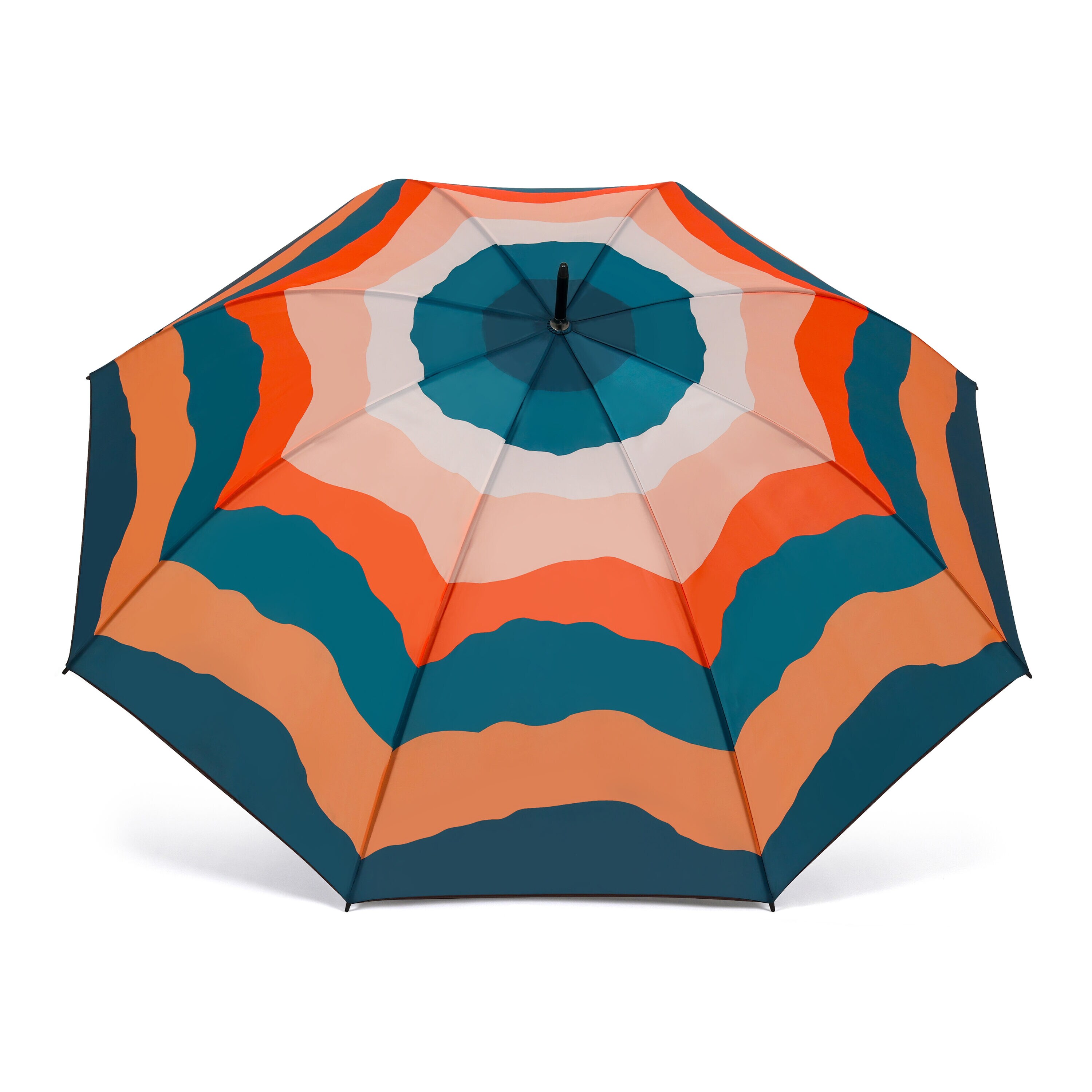 Paraguas de golf de 60 pulgadas con diseño de atardecer en el desierto en naranja y azul "rainbrella" Paraguas 48331RB