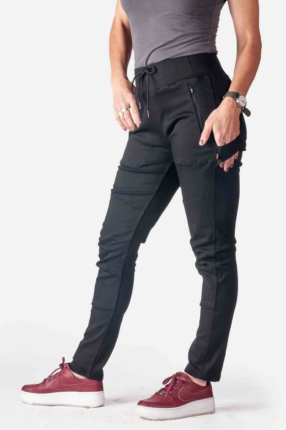 Pantalones de Trabajo Negros para Mujer de Dovetail Workwear (Talla 6/8 x 31)
