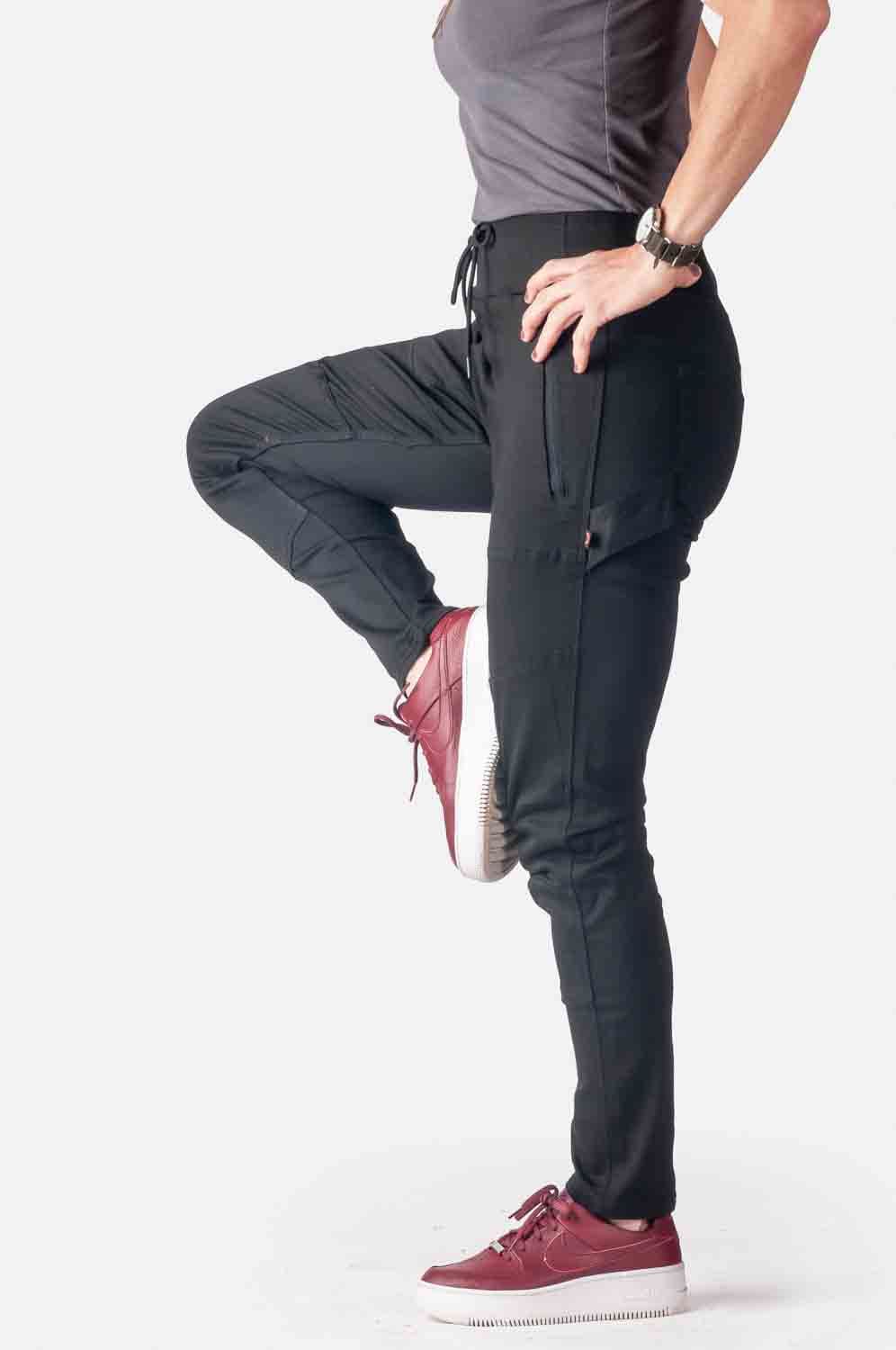 Pantalones de Trabajo Negros para Mujer de Dovetail Workwear (Talla 6/8 x 31)