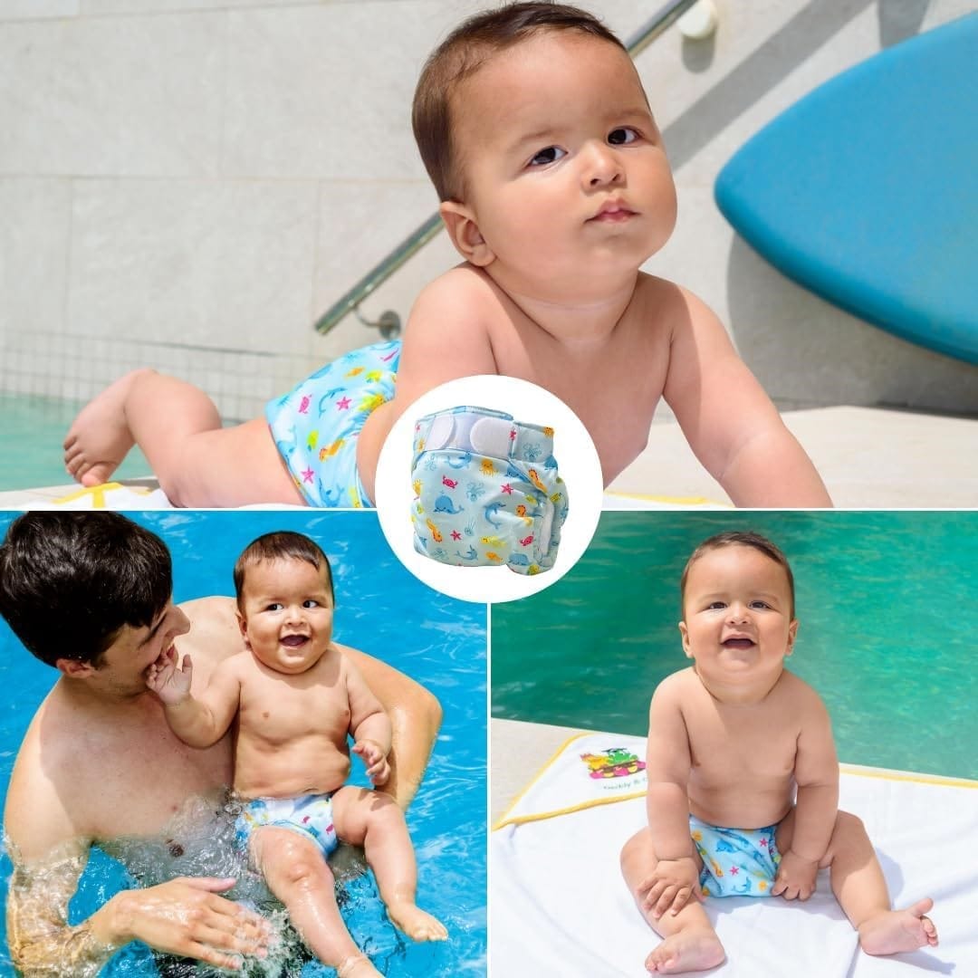 Academia de natación para jóvenes unisex FREDS SWIM ACADEMY Talla única azul de microfibra para nadar 22222