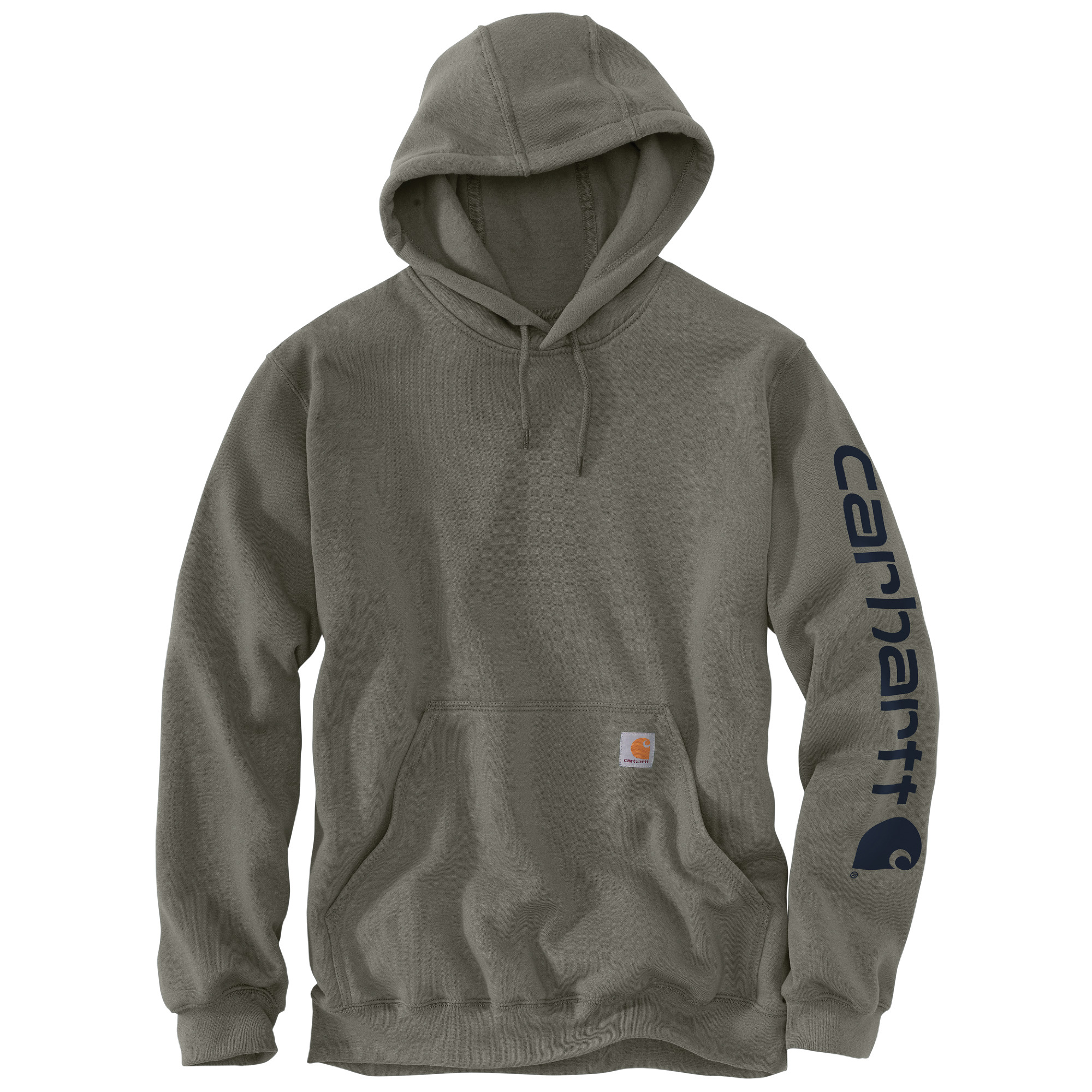 Sudadera verde de manga larga de forro polar para hombre de Carhartt (talla XL) K288-DOVXL