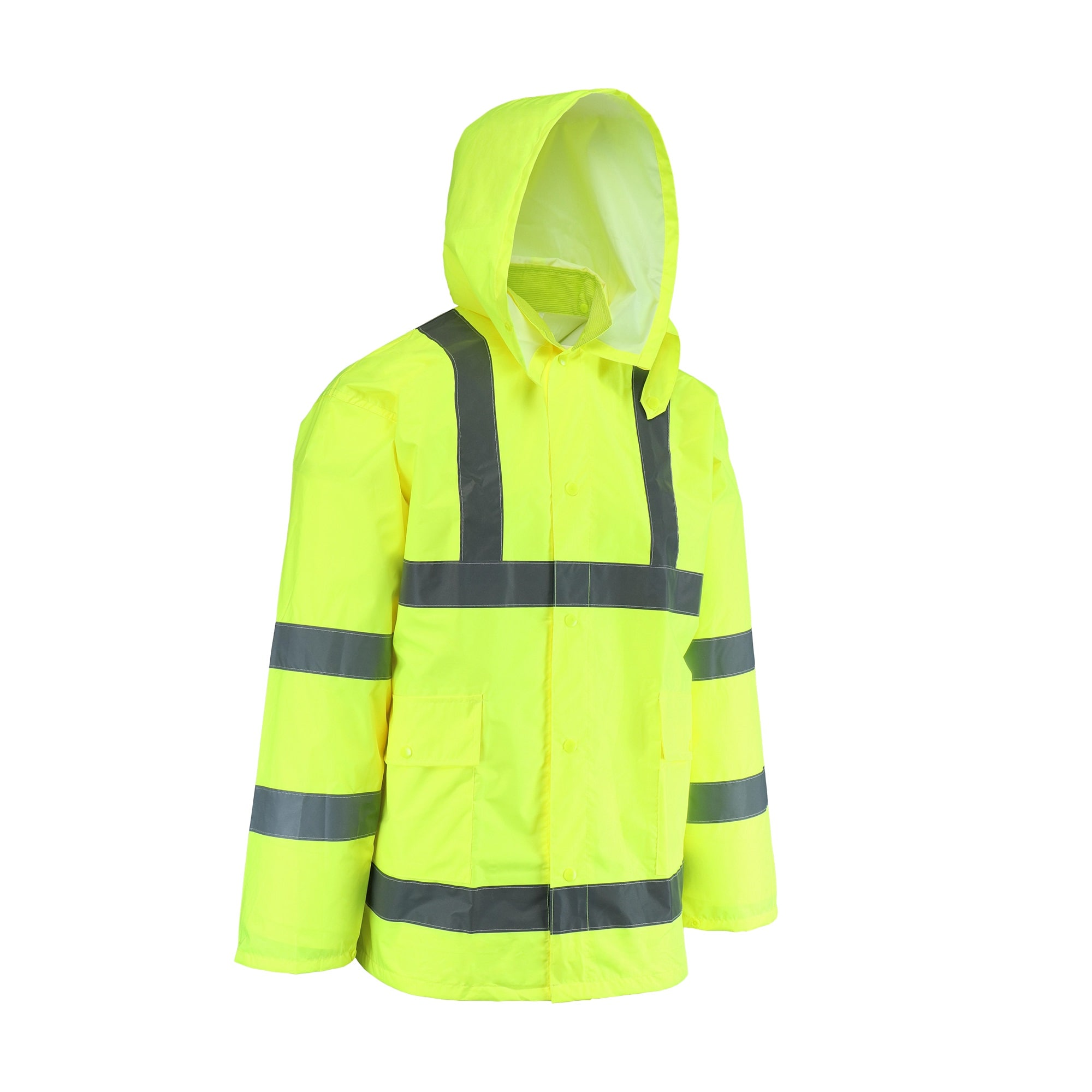 Conjunto Impermeable Amarillo de 3 Piezas para Hombre Talla Extra Grande de Seguridad SW44033-XL