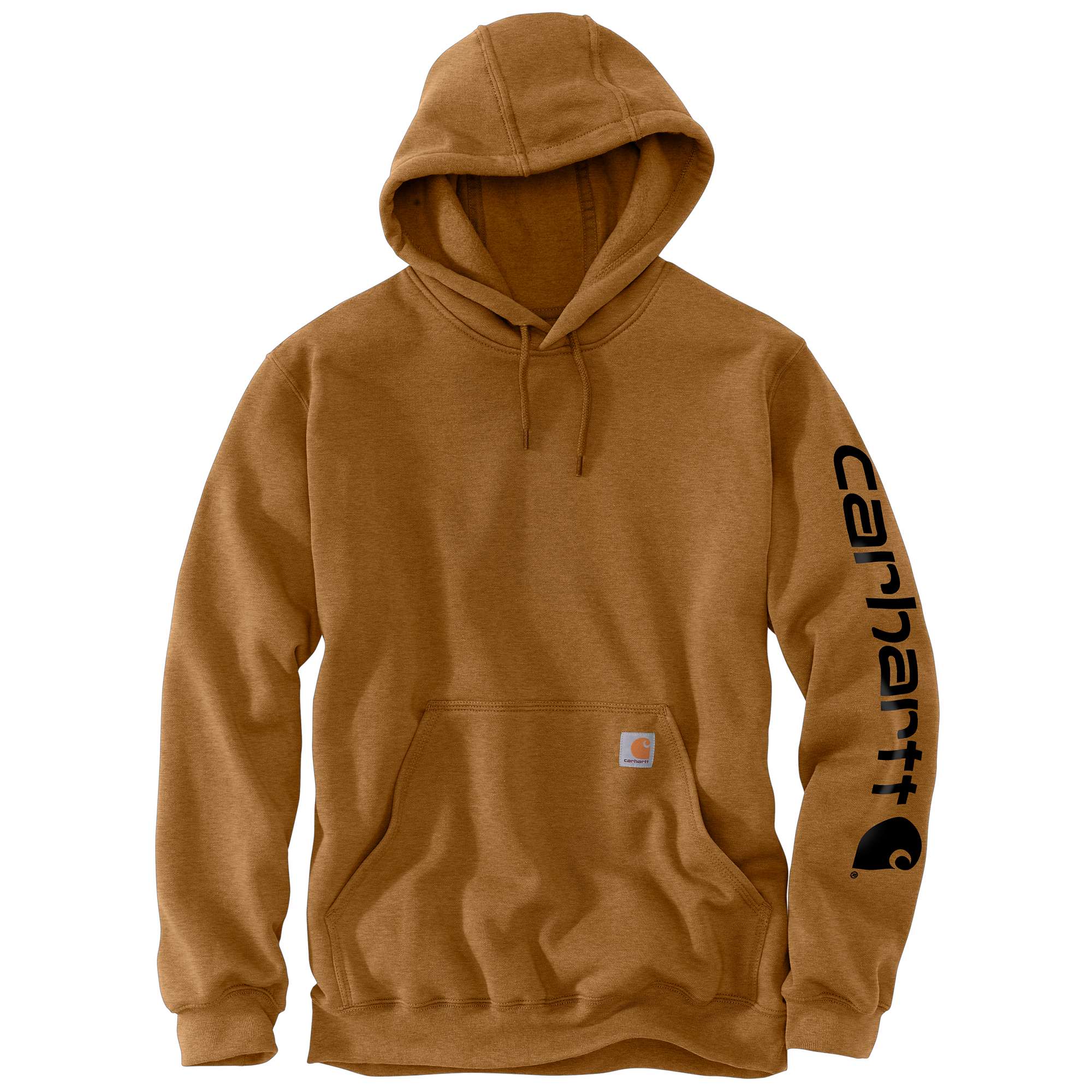 Sudadera de Tela Polar Café para Hombre de Carhartt (Talla Grande)
