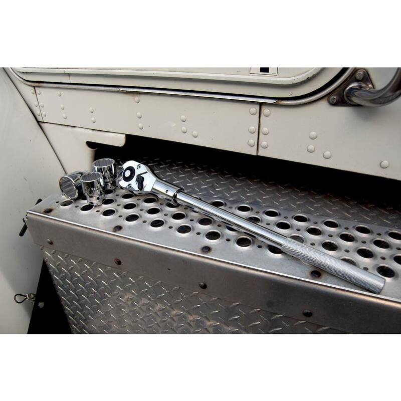 Set de herramientas mecánicas GEARWRENCH de 3/4 pulgadas de unidad, trinquete de 24 dientes y 12 puntos SAE con juego de llaves de vaso (27 piezas) - 80880.