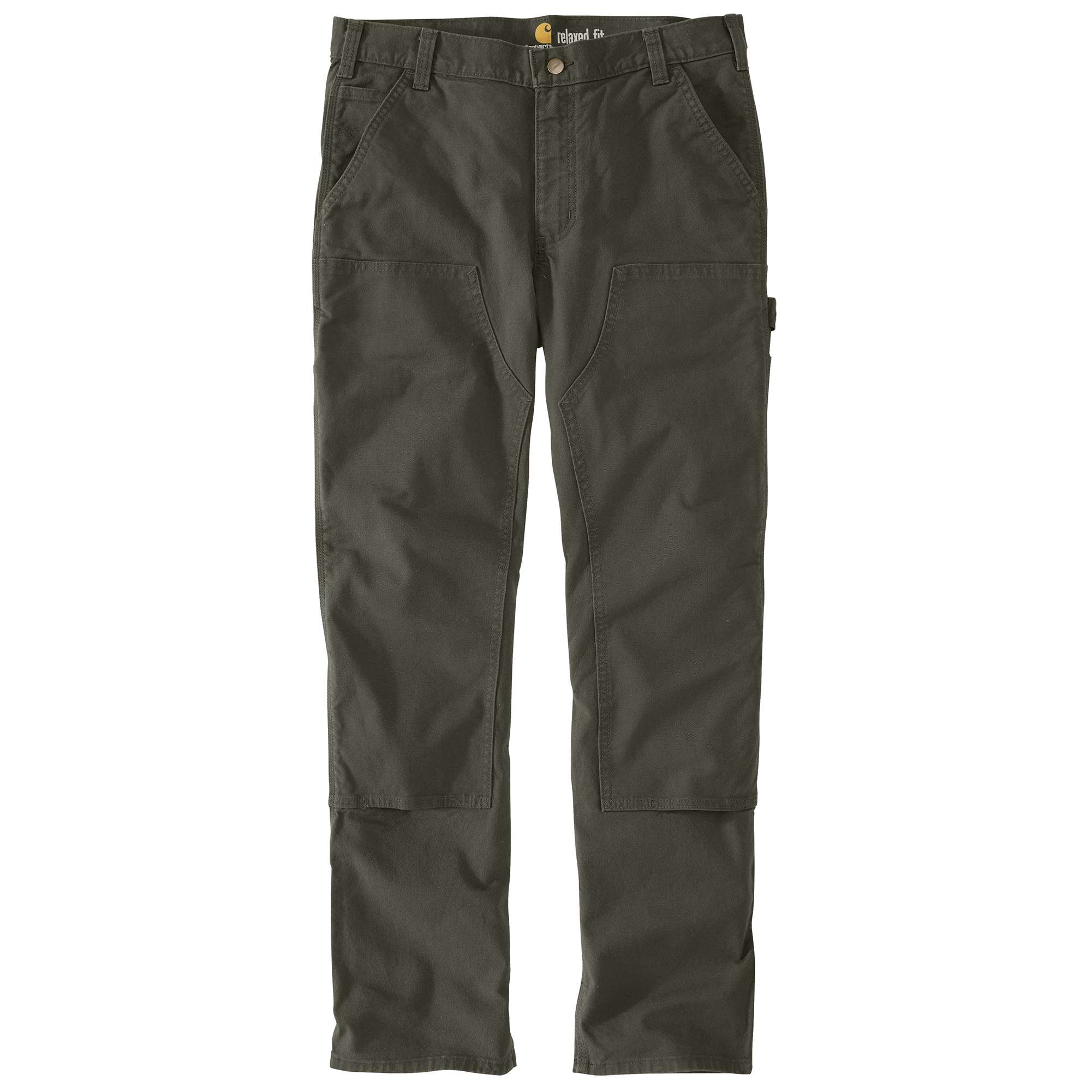 Pantalones de trabajo de lona color musgo para hombre de Carhartt con ajuste relajado (36 x 32) 103334-316W36L32