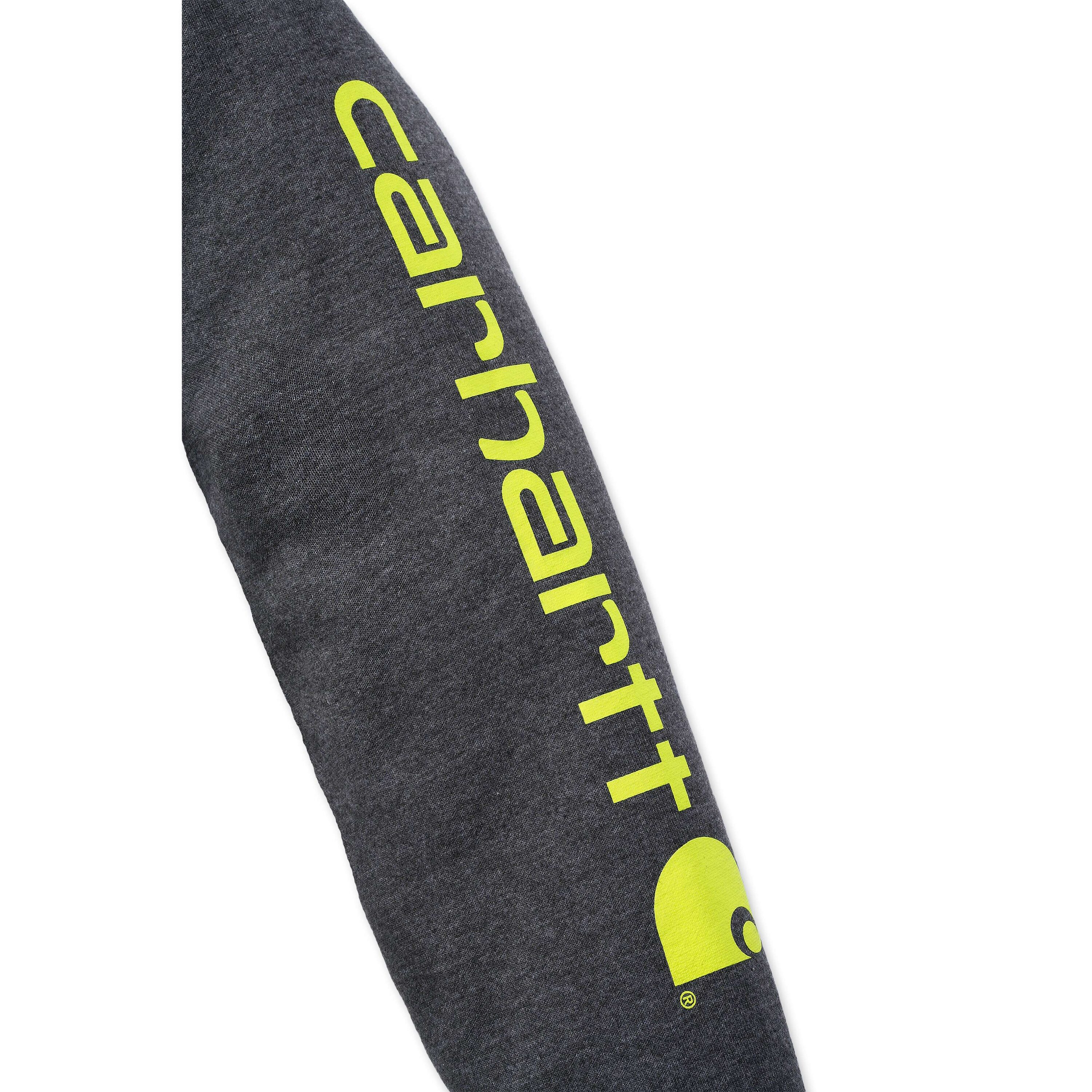 Sudadera gráfica de manga larga en gris de felpa para hombre de Carhartt (XL)