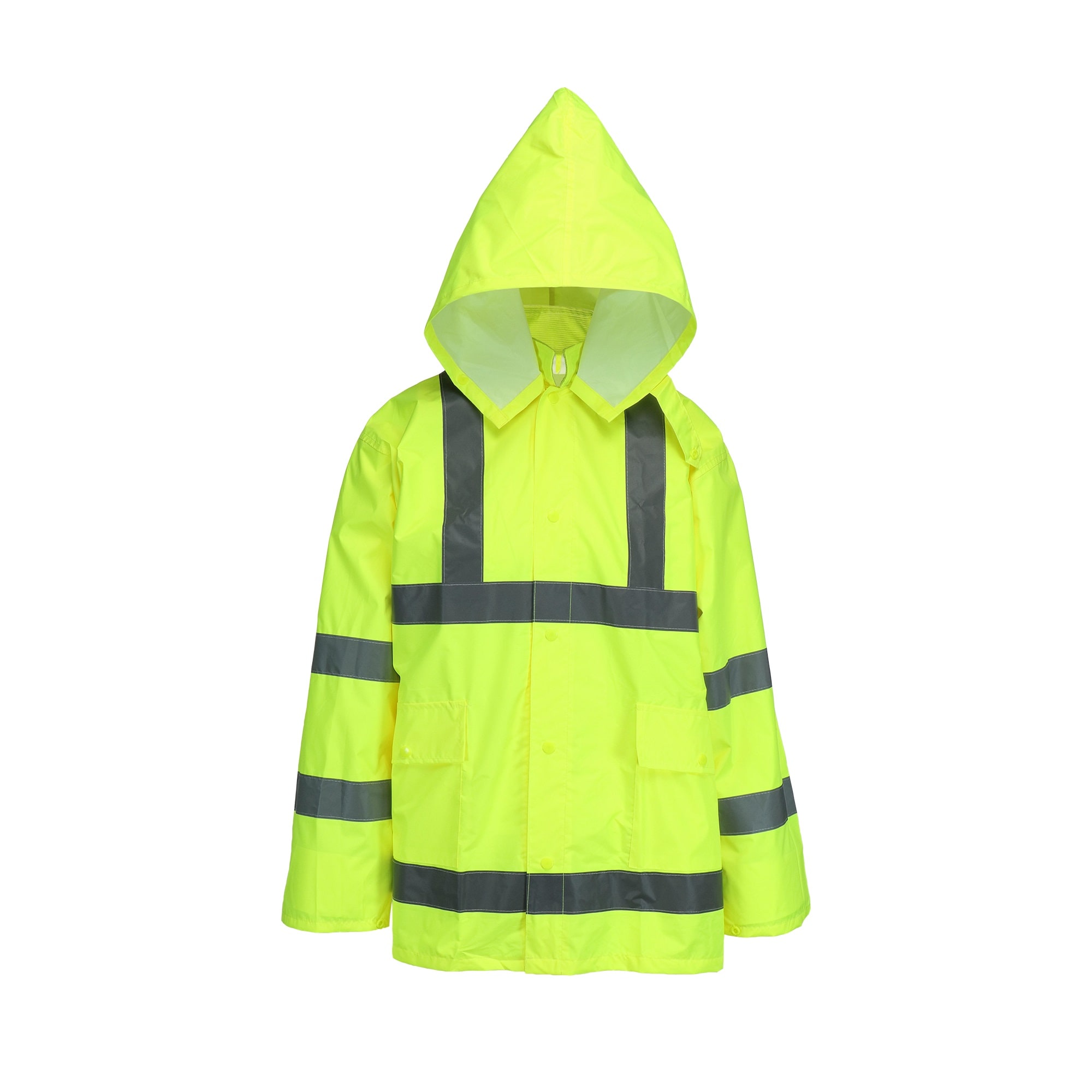 Conjunto impermeable amarillo de 3 piezas para hombre talla grande de seguridad SW44033-L