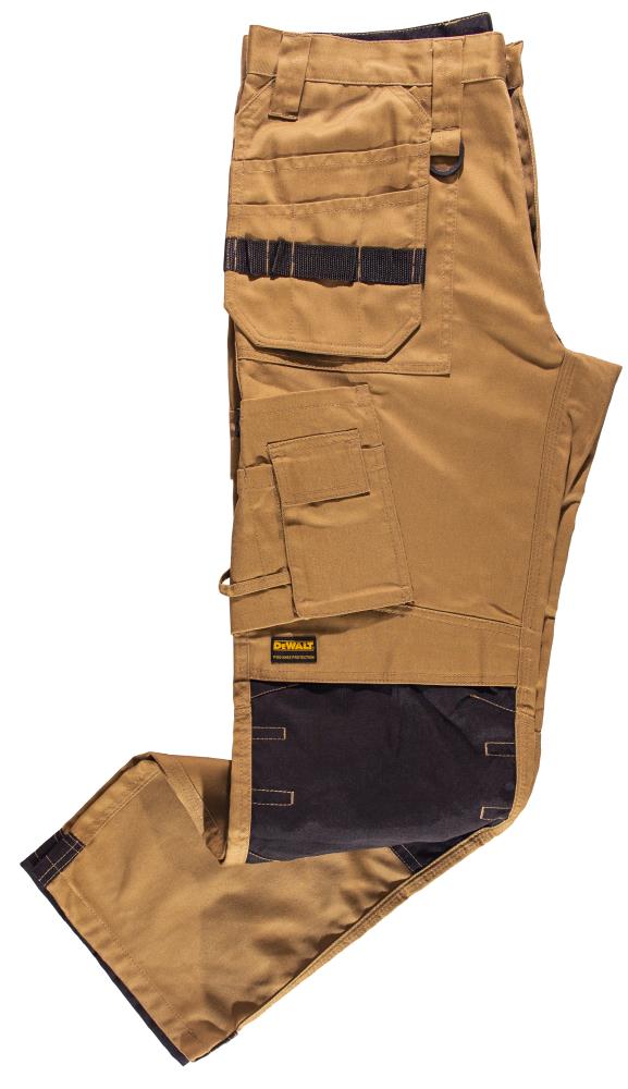 Pantalones de trabajo color beige para hombre DEWALT (36 x 33) DXWW50023-TAN-36/33
