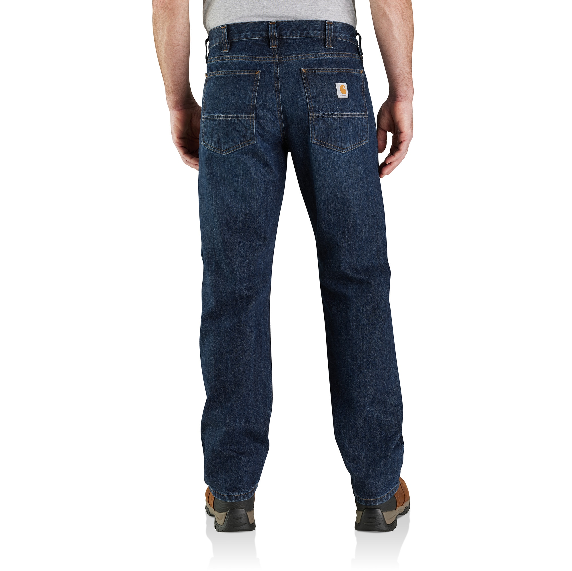 Jean Carhartt para hombre, corte relajado en Deep Creek, talla 36 x 30