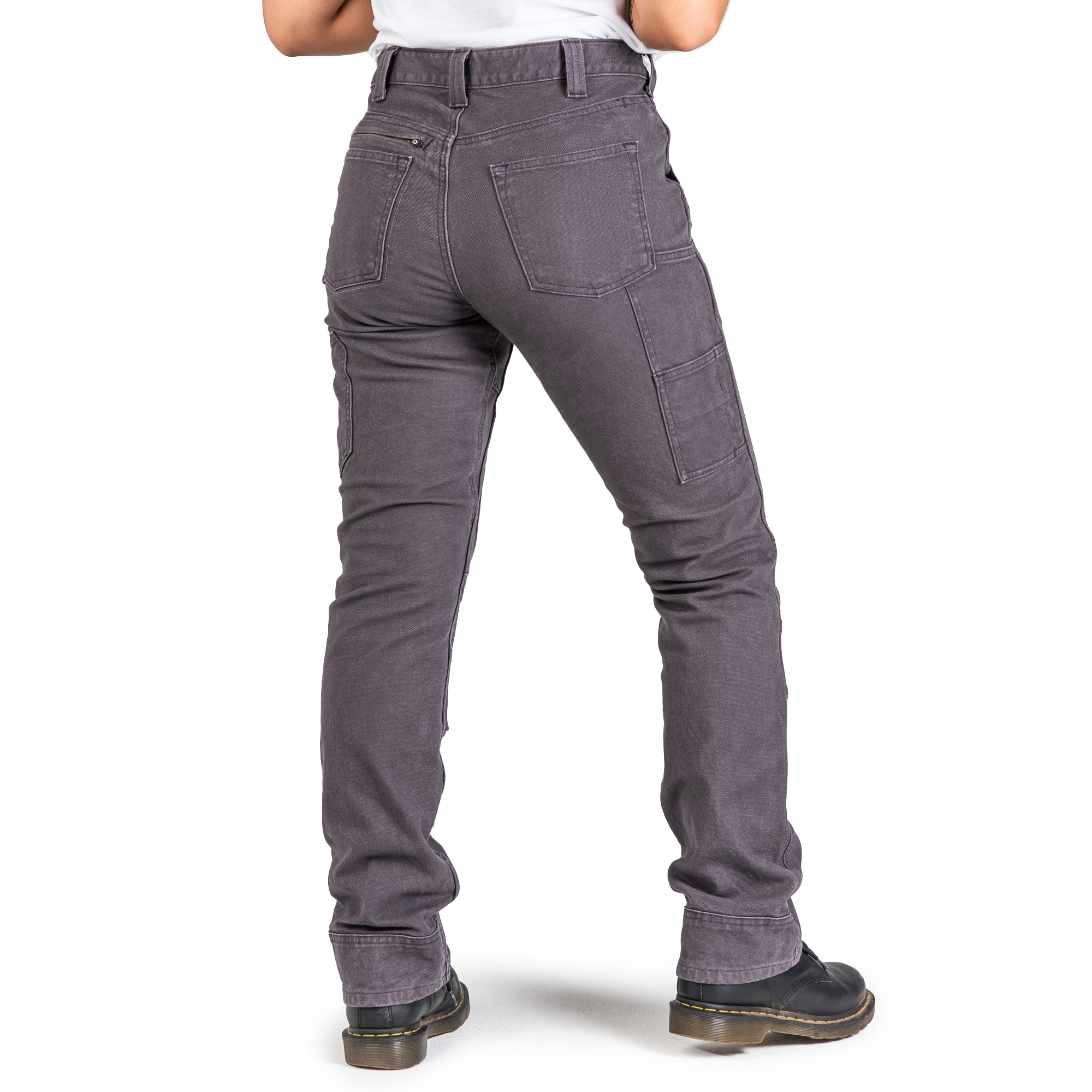 Pantalones de Trabajo de Lona Gris para Mujer de Dovetail Workwear (12 x 32)