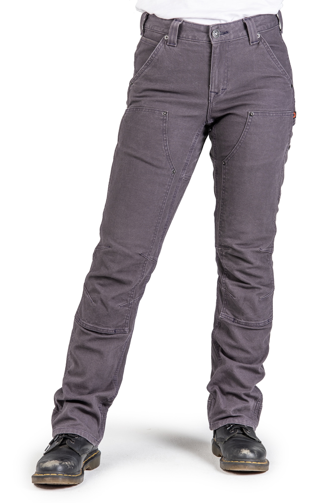 Pantalones de Trabajo de Lona Gris para Mujer de Dovetail Workwear (12 x 32)