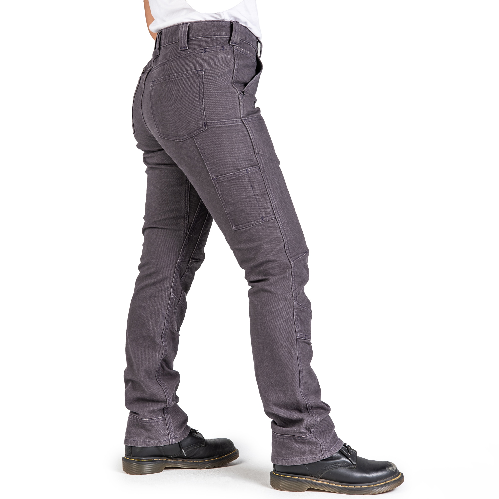 Pantalones de Trabajo de Lona Gris para Mujer de Dovetail Workwear (12 x 32)