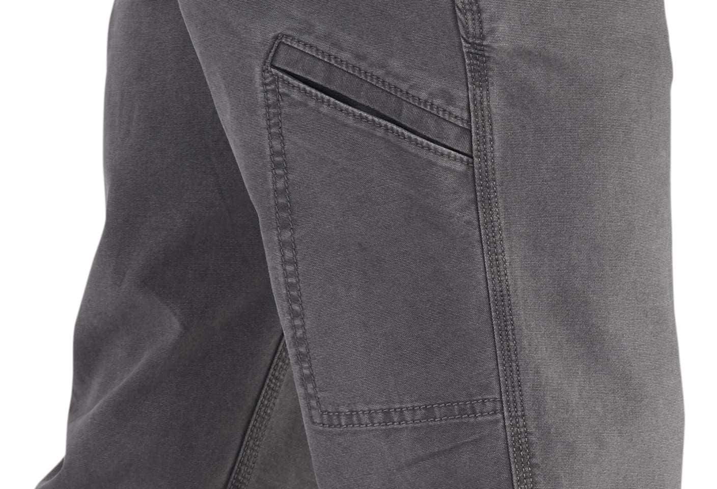 Pantalones de Trabajo de Lona Gris Carhartt para Hombre con Corte Holgado (36 x 34) 102291-039W36L34