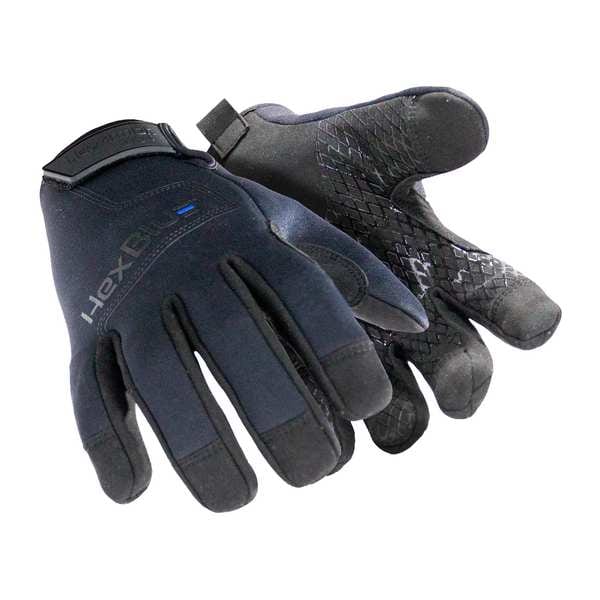 Guantes de seguridad Hexarmor, Nivel de corte A6, Azul/Negro, 2XL - 2134-XXL (11)