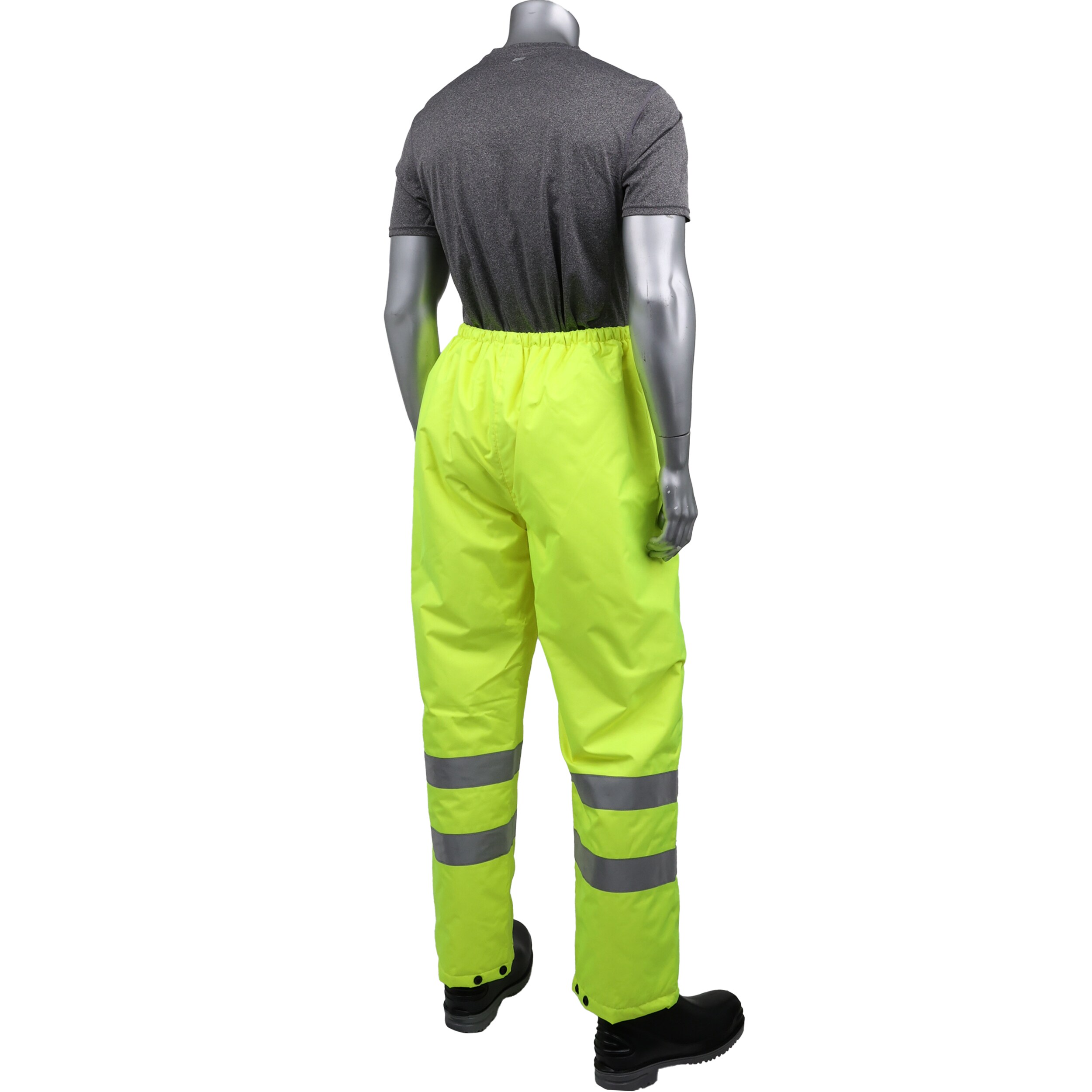 Pantalones de trabajo de color amarillo de alta visibilidad de ajuste regular para hombres de la marca Boss (Talla Grande) 3NR4000L