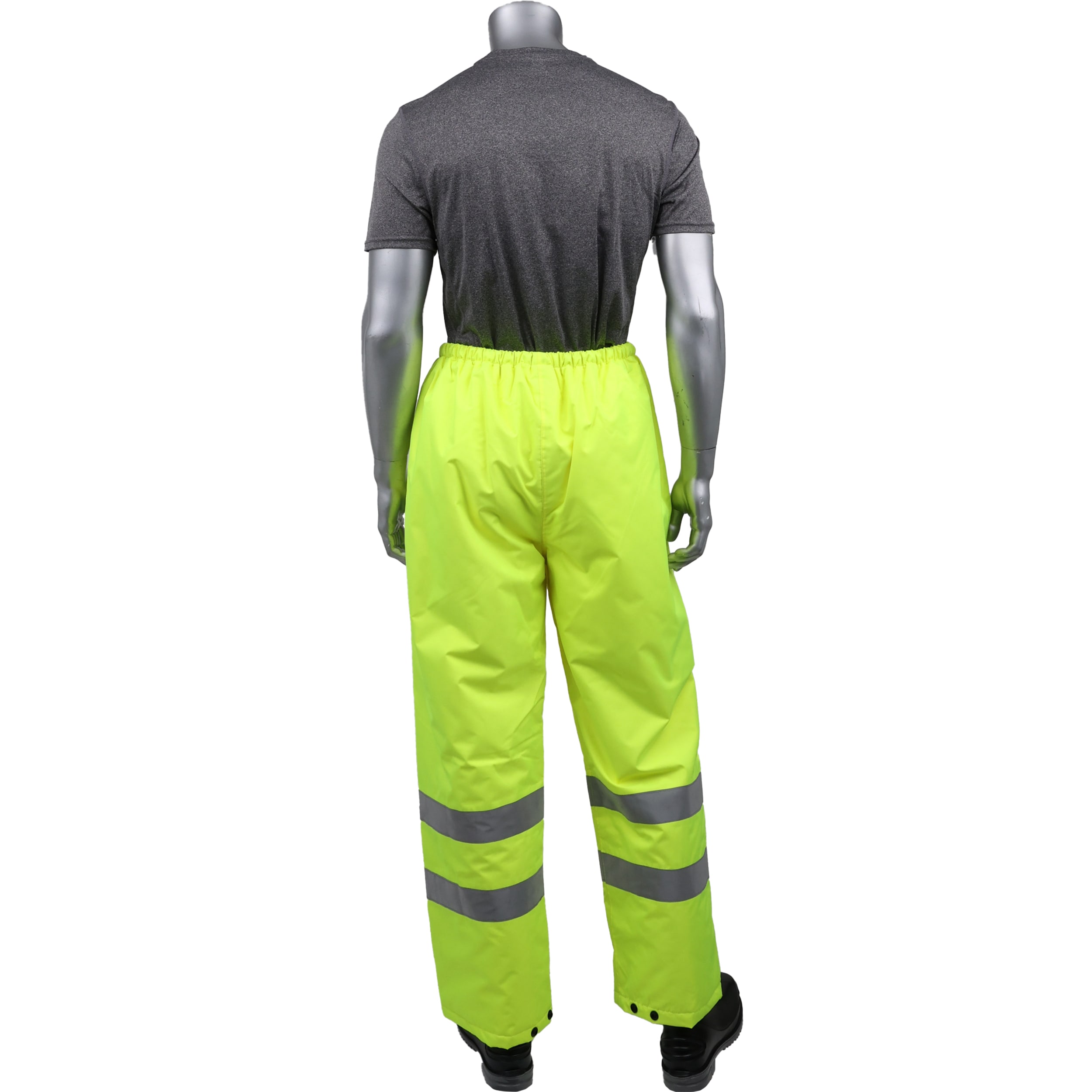 Pantalones de trabajo de color amarillo de alta visibilidad de ajuste regular para hombres de la marca Boss (Talla Grande) 3NR4000L