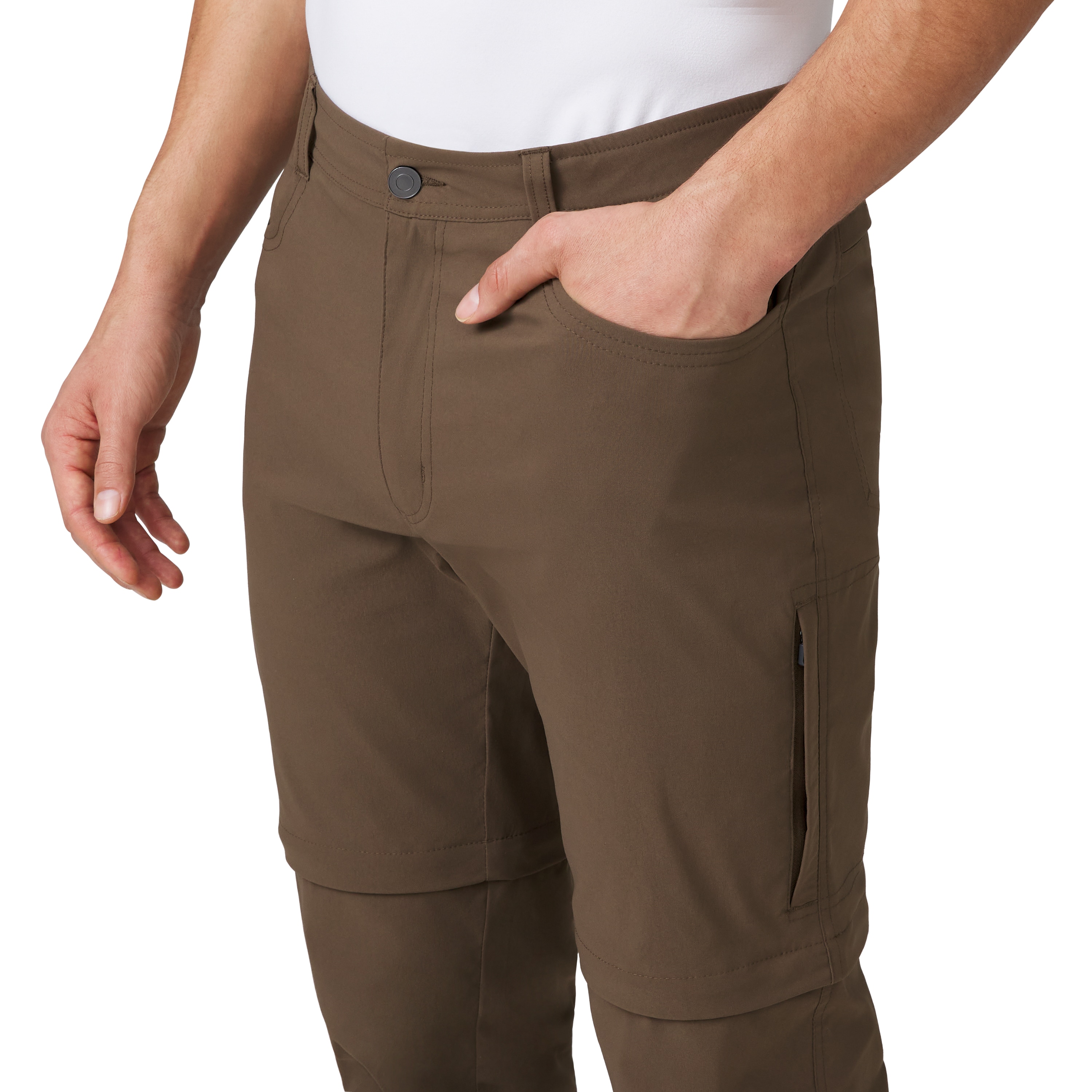 Pantalones de trabajo cargo tejidos a la silla de ajuste regular para hombres de Free Country (38 x 32)