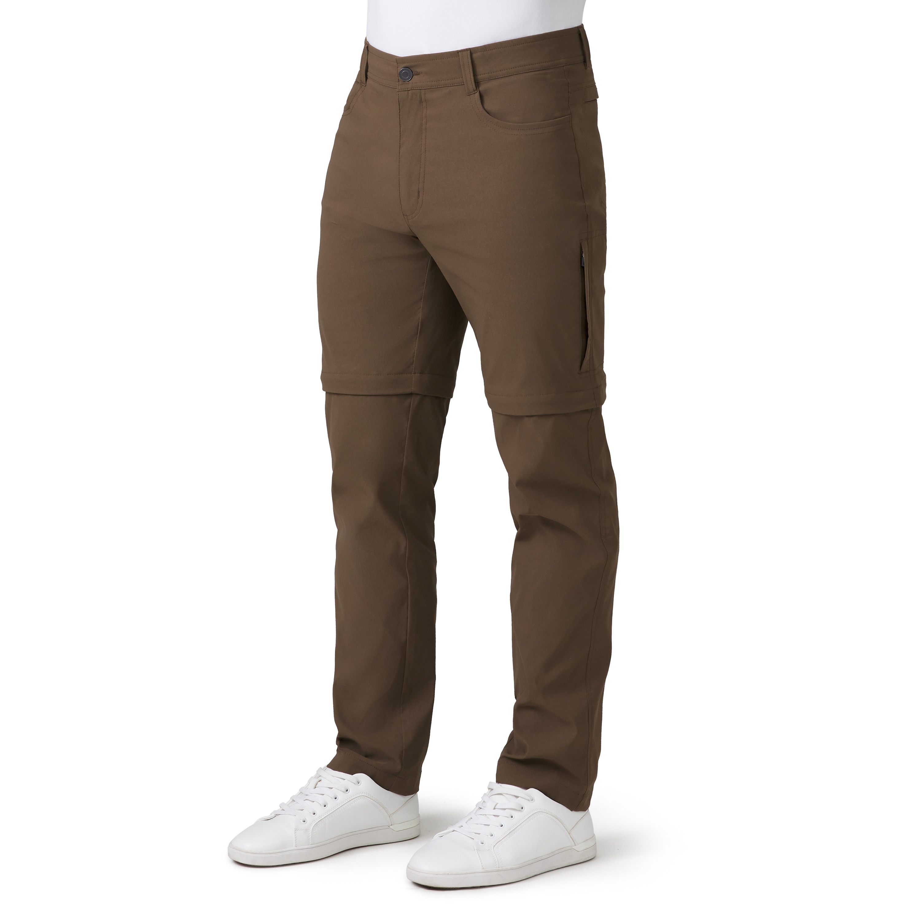 Pantalones de trabajo cargo tejidos a la silla de ajuste regular para hombres de Free Country (38 x 32)