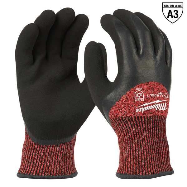 Guantes aislantes Milwaukee Tool resistentes al corte, nivel de corte A3, 15 ga - 48-22-8922B