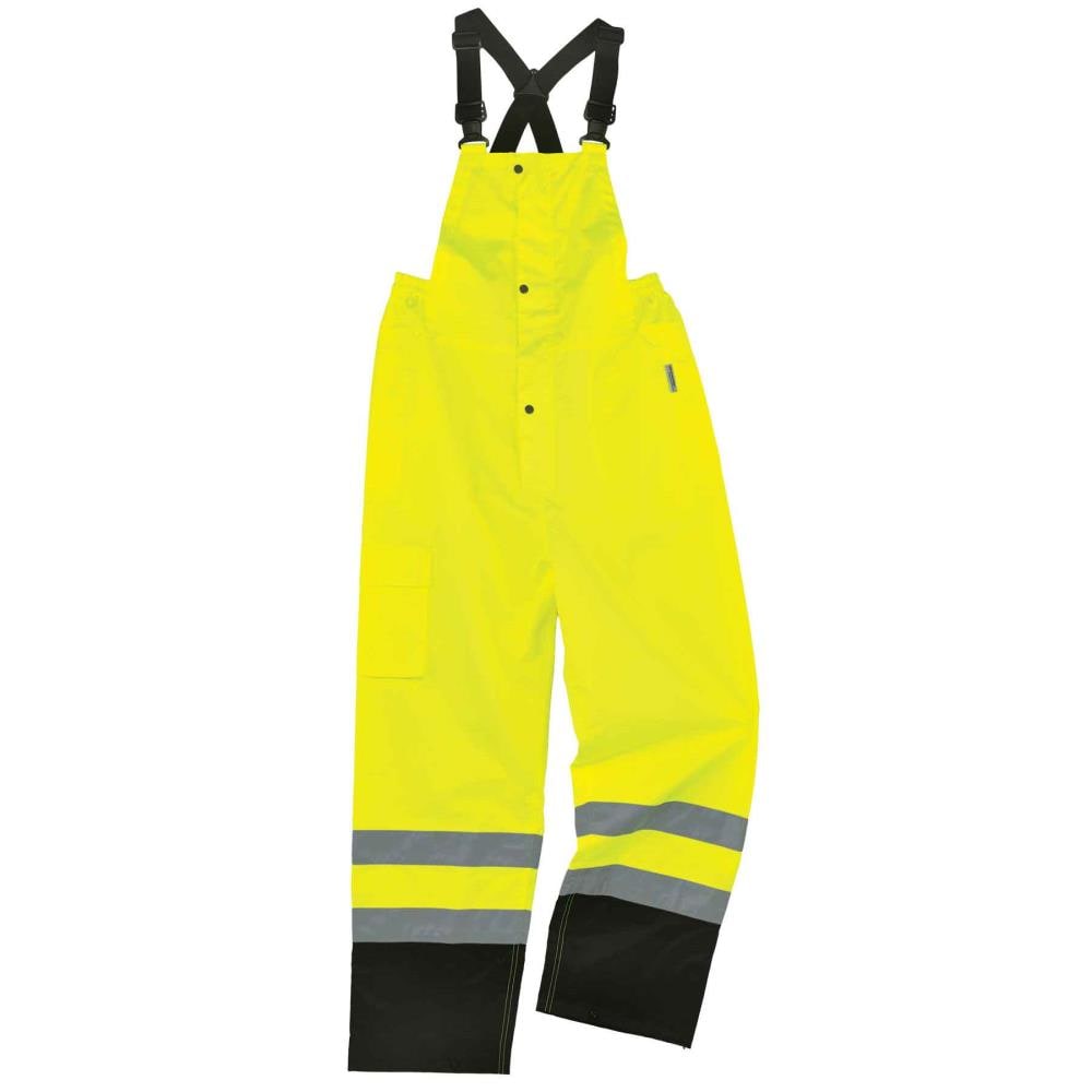 Pantalones de trabajo unisex para adultos en color verde lima (grande) GloWear 25014