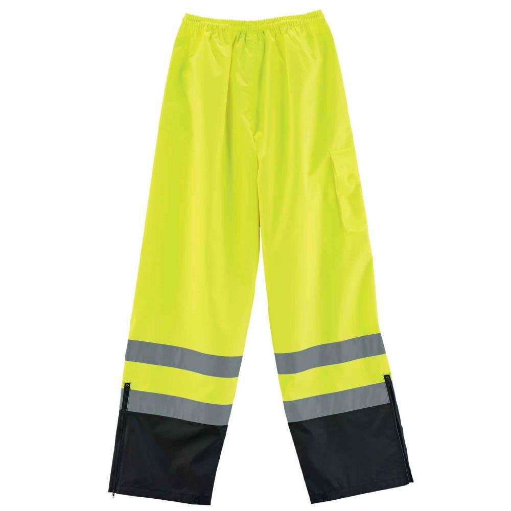 Pantalones de trabajo unisex en color verde limón para adulto (talla XX-grande) 25426
