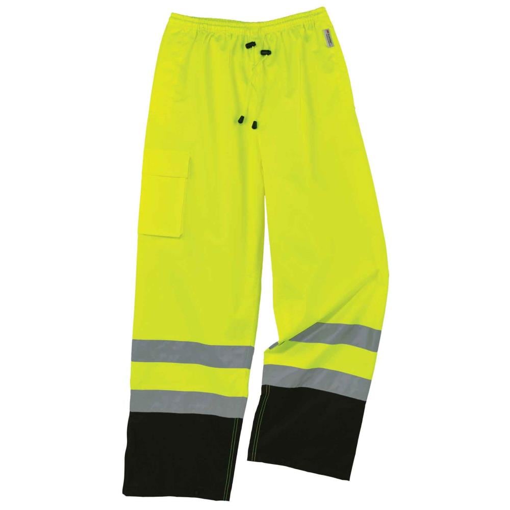 Pantalones de trabajo unisex en color verde limón para adulto (talla XX-grande) 25426