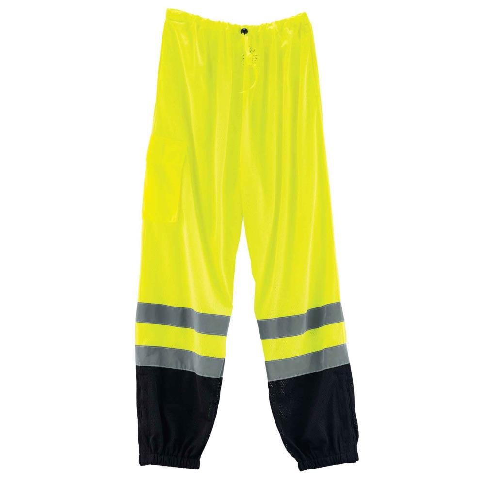 Pantalones de trabajo unisex en color lima para adulto (Talla Grande/Extra Grande) 23955.