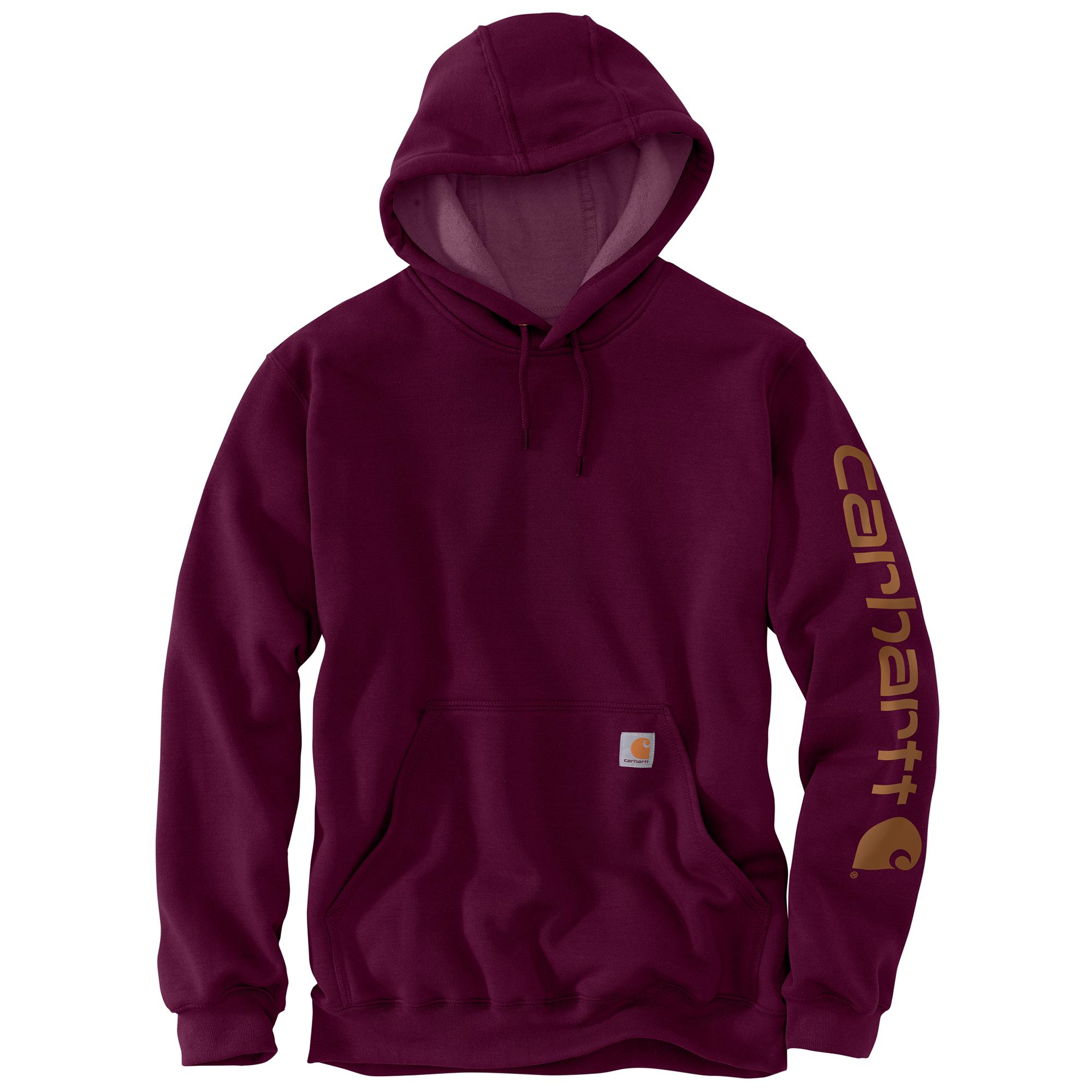 Sudadera gráfica de manga larga en polar rojo para hombre Carhartt (XL)