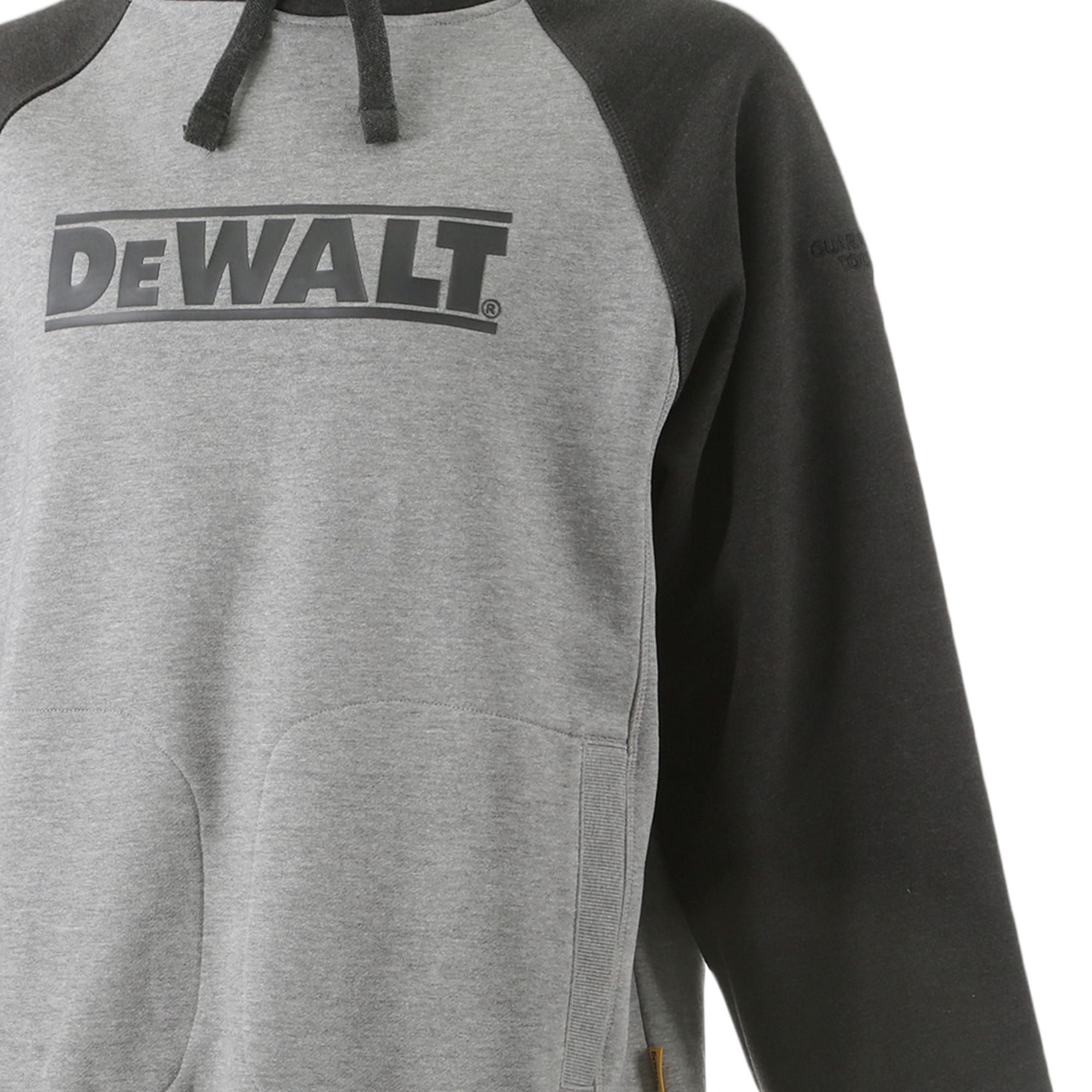 Sudadera con capucha de manga larga de tela francesa gris para hombre DEWALT (Talla 3XL)