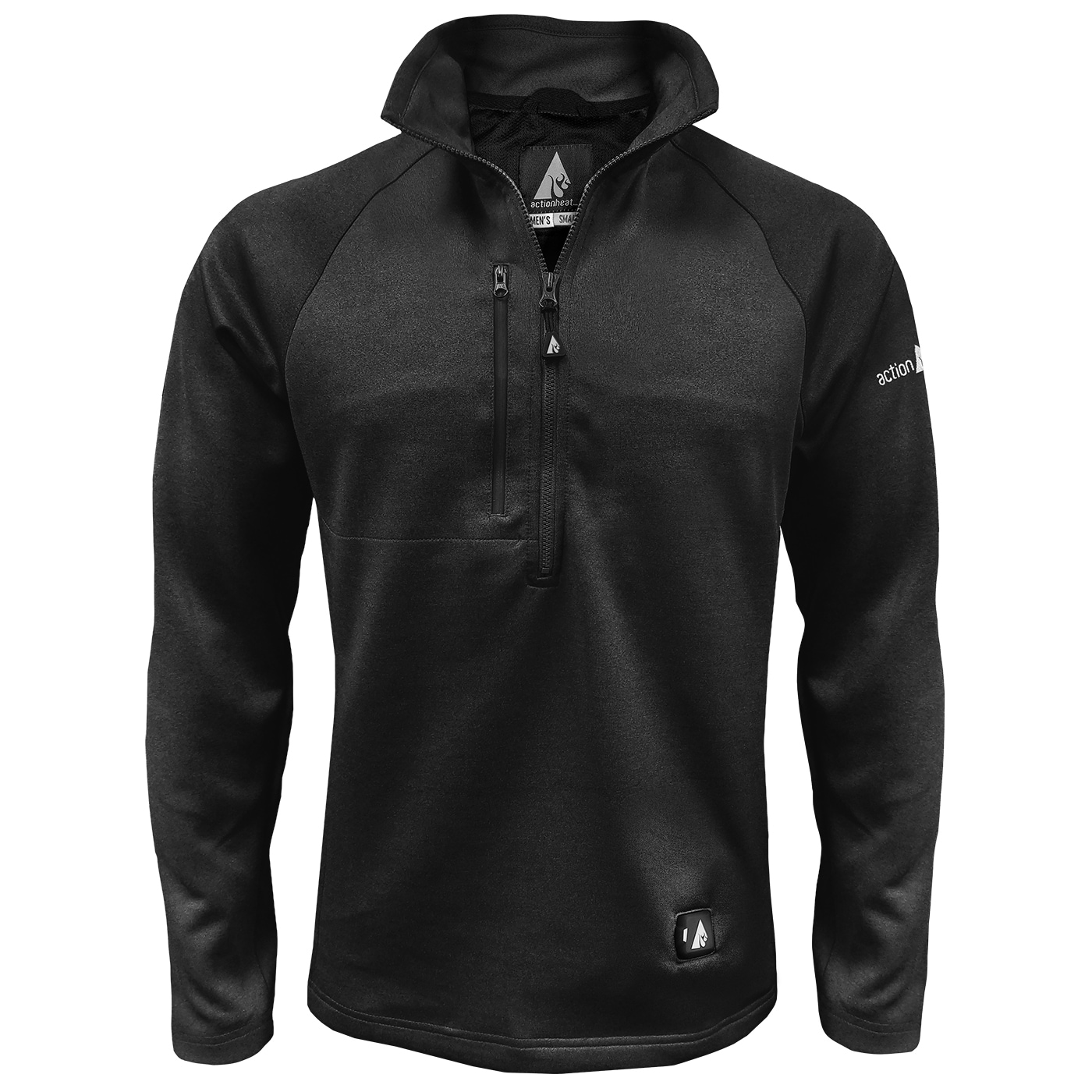 Playera térmica de manga larga para hombre en color negro de ActionHeat (talla 2XL)
