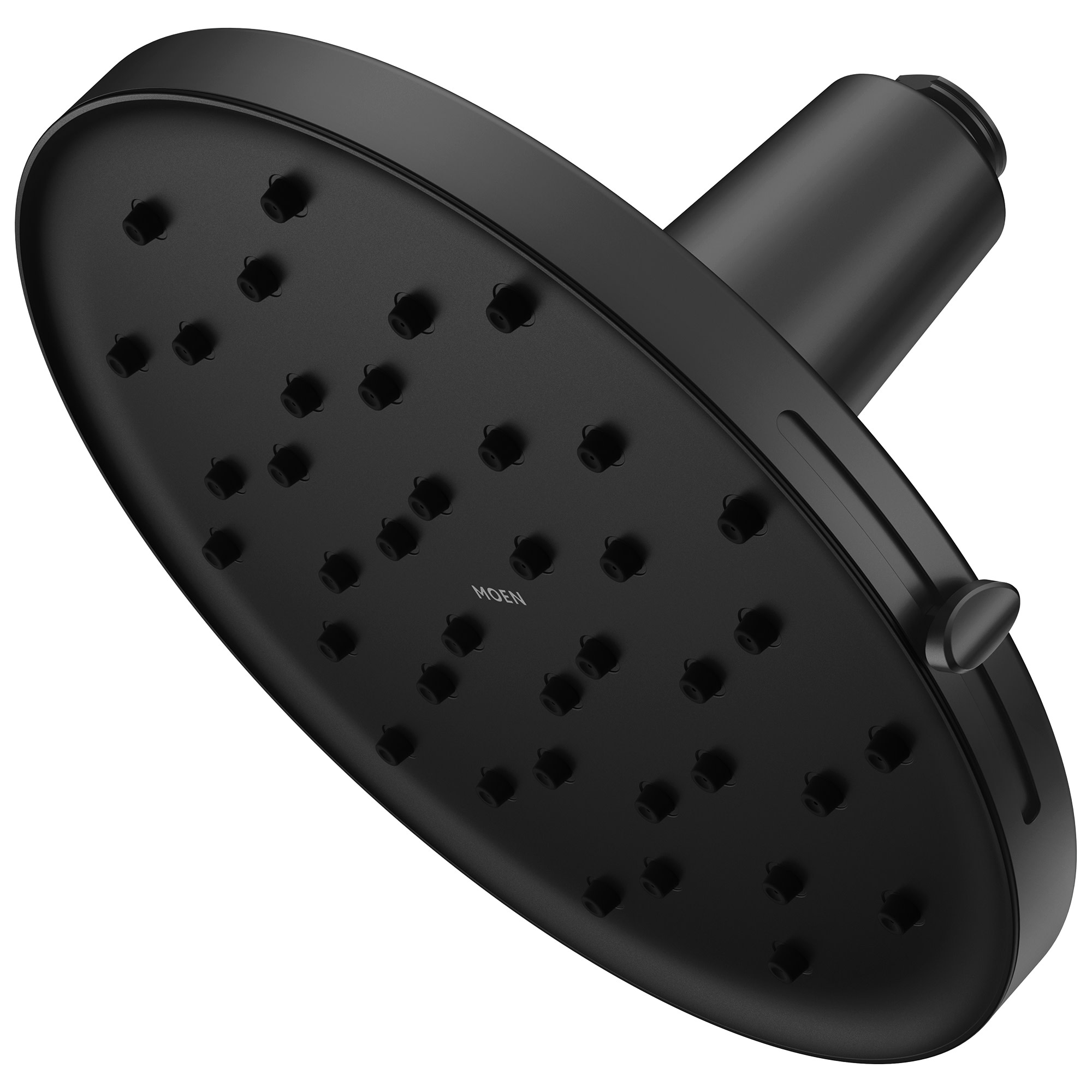 Grifo de bañera y ducha redondo de función única en negro mate de Moen (Válvula no incluida) Se vende por separado