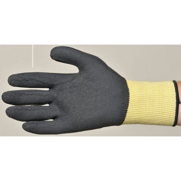 Guantes recubiertos resistentes al corte Showa, Nivel de corte A8, 10 ga, Amarillos, L - S-TEX303L-09
