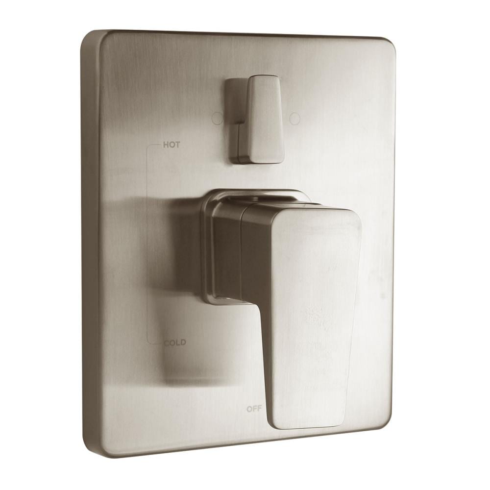 Grifo de bañera y ducha de un solo mango Speakman Kubos Níquel Cepillado, vendido por separado, con válvula cuadrada SM-24400-P-BN
