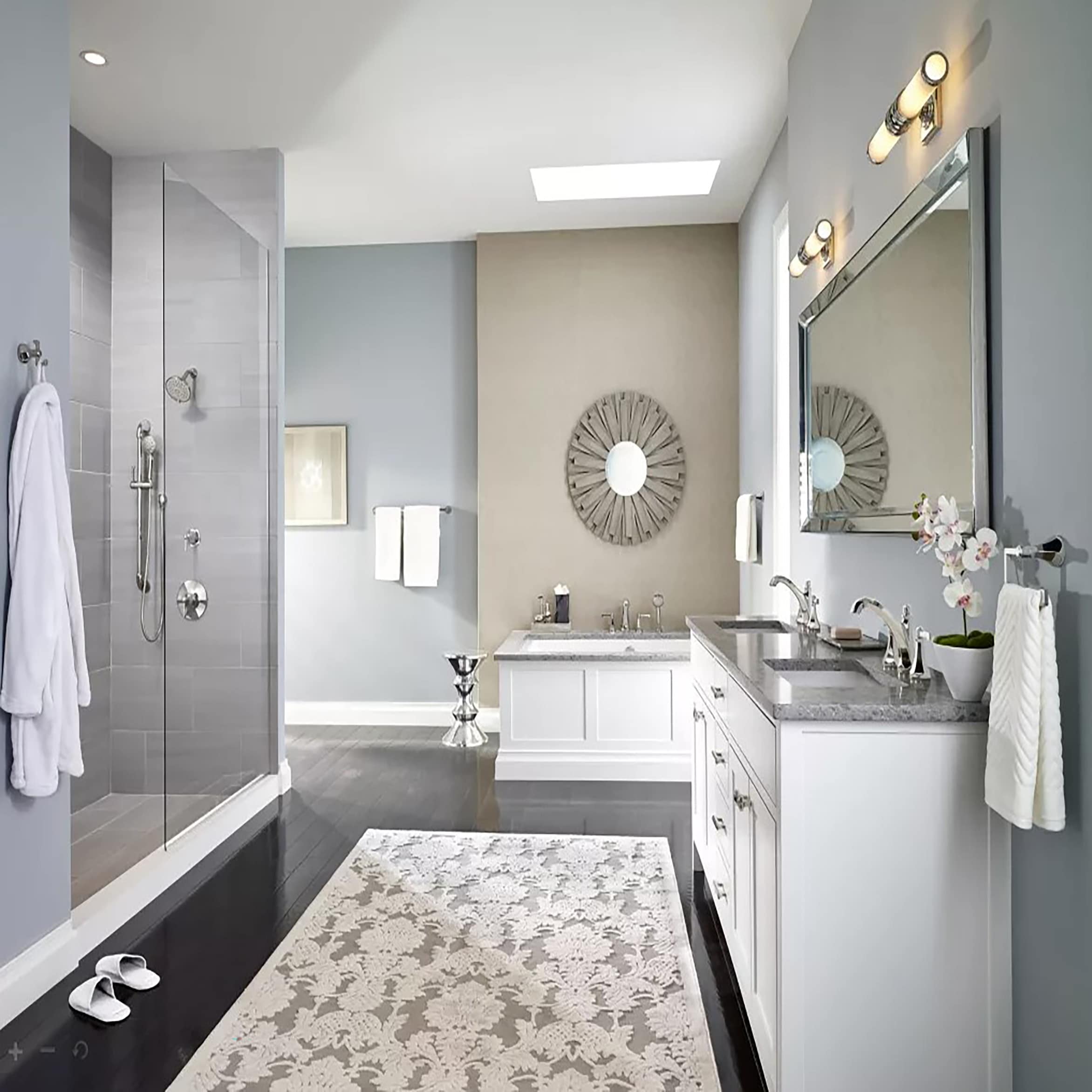 Grifo de bañera y ducha redondo de 5.875 pulgadas con 1 manija de cromo pulido Arterra de Pfister