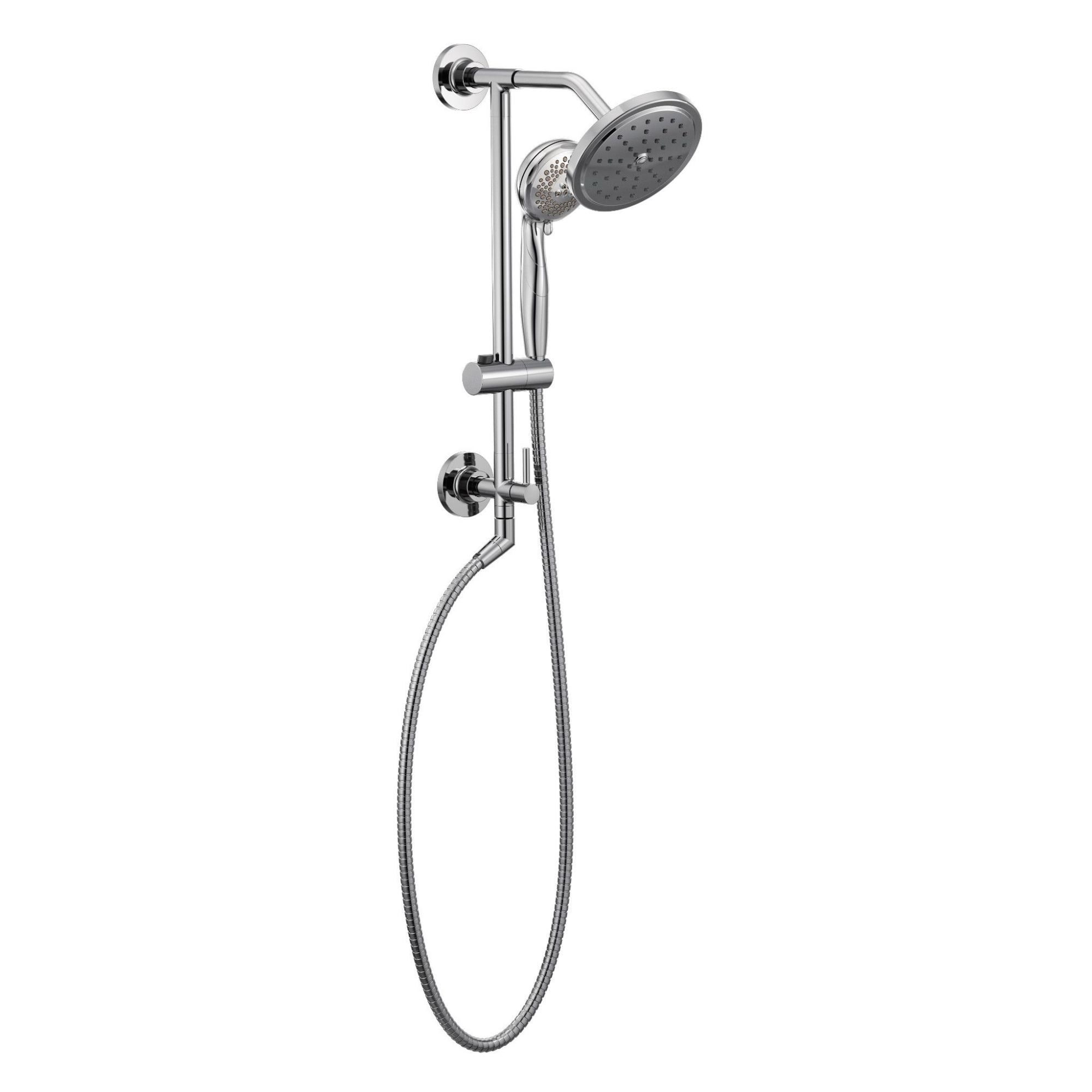 Grifo redondo para bañera y ducha de una sola función en cromo de Moen (válvula se vende por separado) S176
