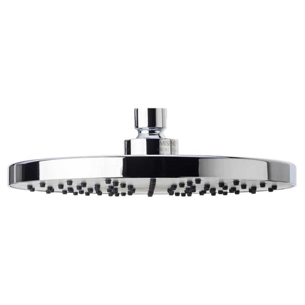 Grifo de bañera y ducha cuadrado de 8.0 pulgadas con acabado cromado pulido y una sola manija Miseno Mia MS-550425-S-CP