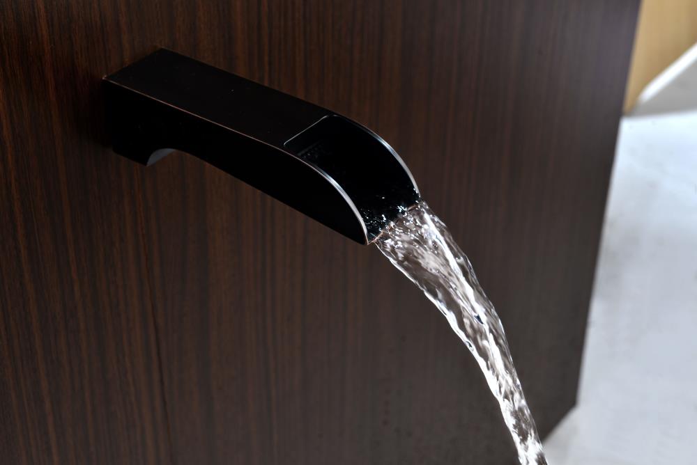 Mezcladora de bañera y regadera cuadrada de 7.99 pulgadas, con un solo mango y función única, acabado en bronce frotado con aceite de ANZZI incluye válvula SH-AZ039