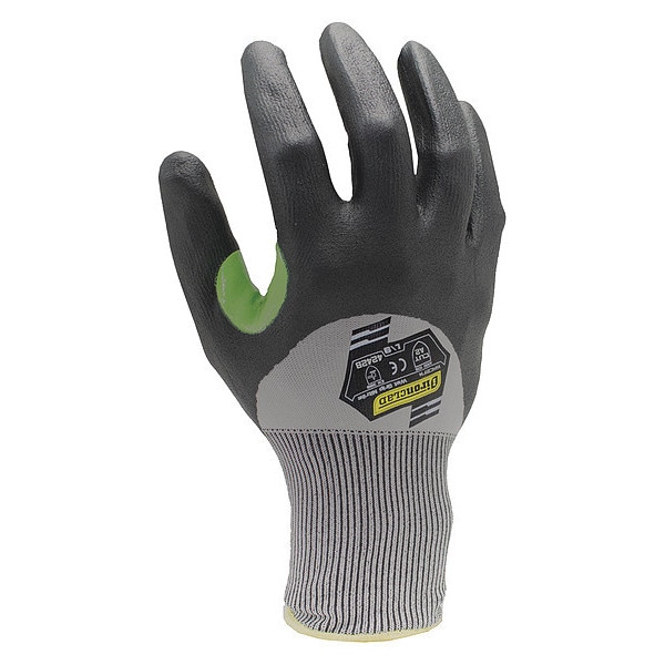 Guantes recubiertos resistentes a cortes Ironclad Performance Wear, Nivel A2 de corte, calibre 18, color gris, 2XL (11) - KKC2FN-06-XXL