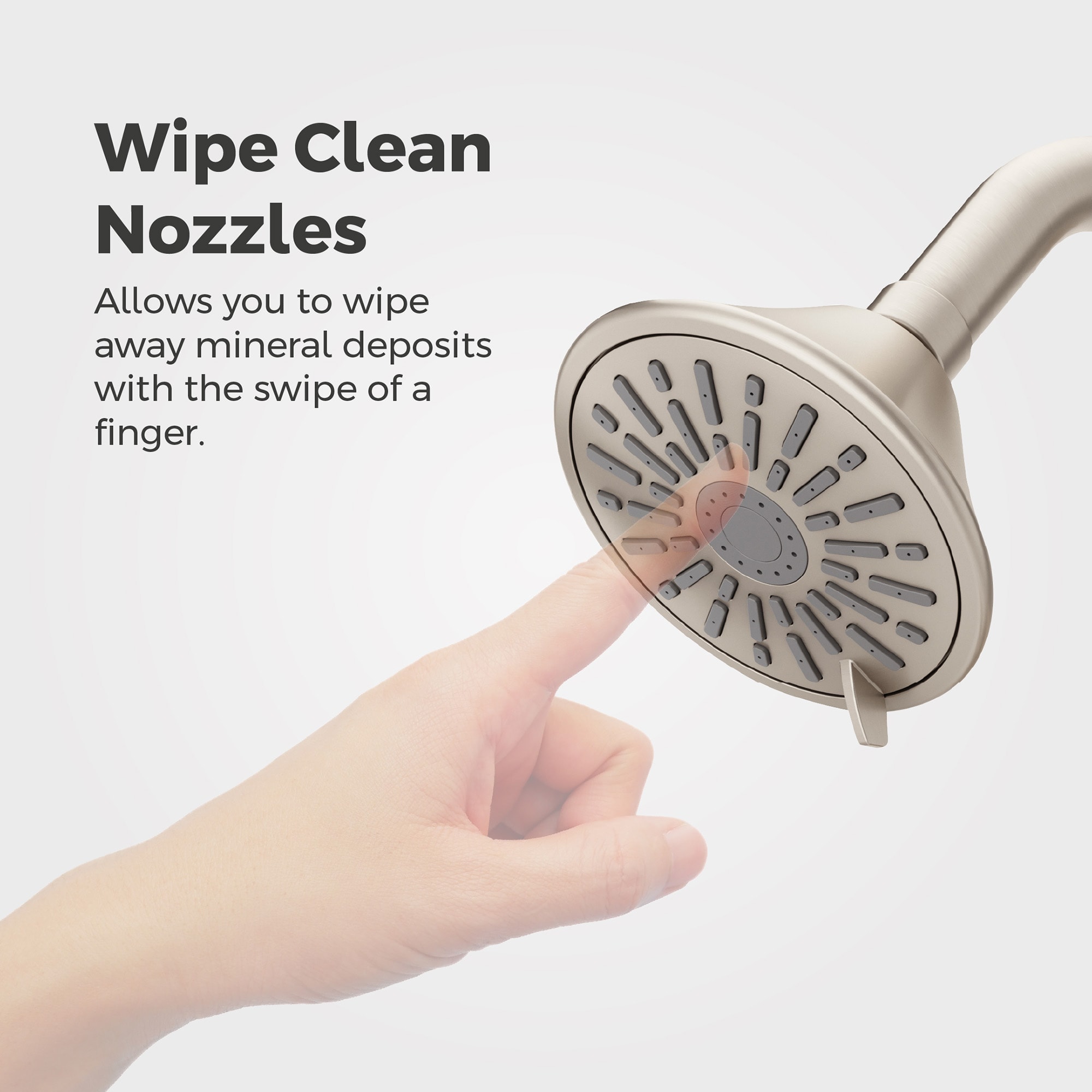 Llave mezcladora de bañera y ducha redonda de 3.84 pulgadas con acabado en níquel cepillado y un mango, modelo Masey de Pfister, con función multiuso y válvula incluida 8P8-WS2-MCSK.