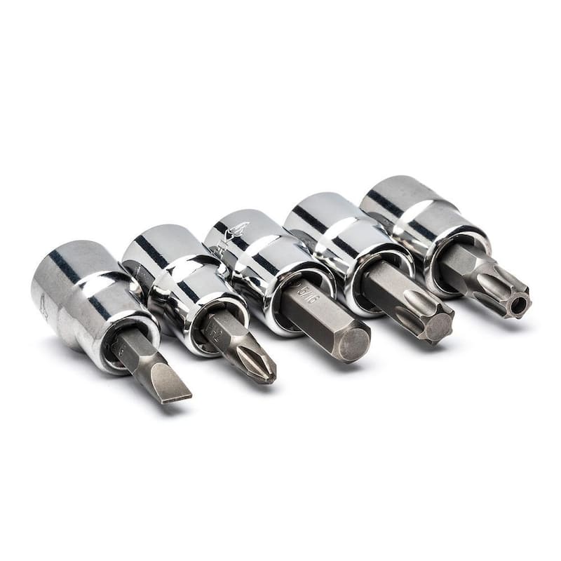 Juego de herramientas mecánicas Husky de 1/4 in., 3/8 in. y 1/2 in., con unidades SAE/Métricas, en presentación superficial y profunda (505 piezas) - H505MTSPO