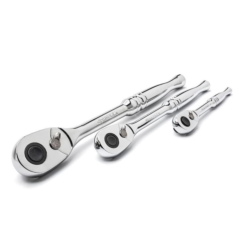 Juego de herramientas mecánicas Husky de 1/4 in., 3/8 in. y 1/2 in., con unidades SAE/Métricas, en presentación superficial y profunda (505 piezas) - H505MTSPO