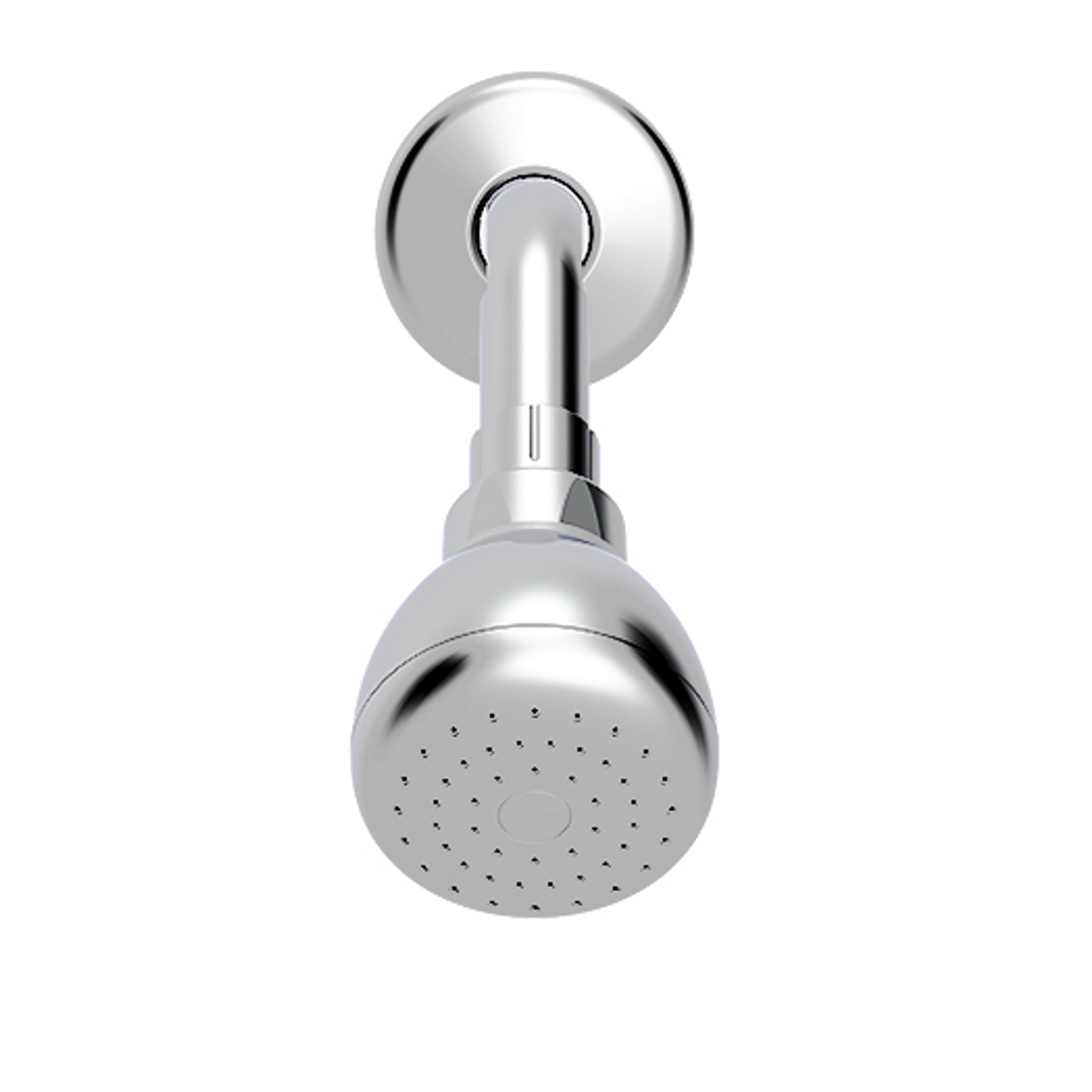 Grifería de bañera redonda con válvula de cromo de dos manijas y función única para casa móvil de Project Source